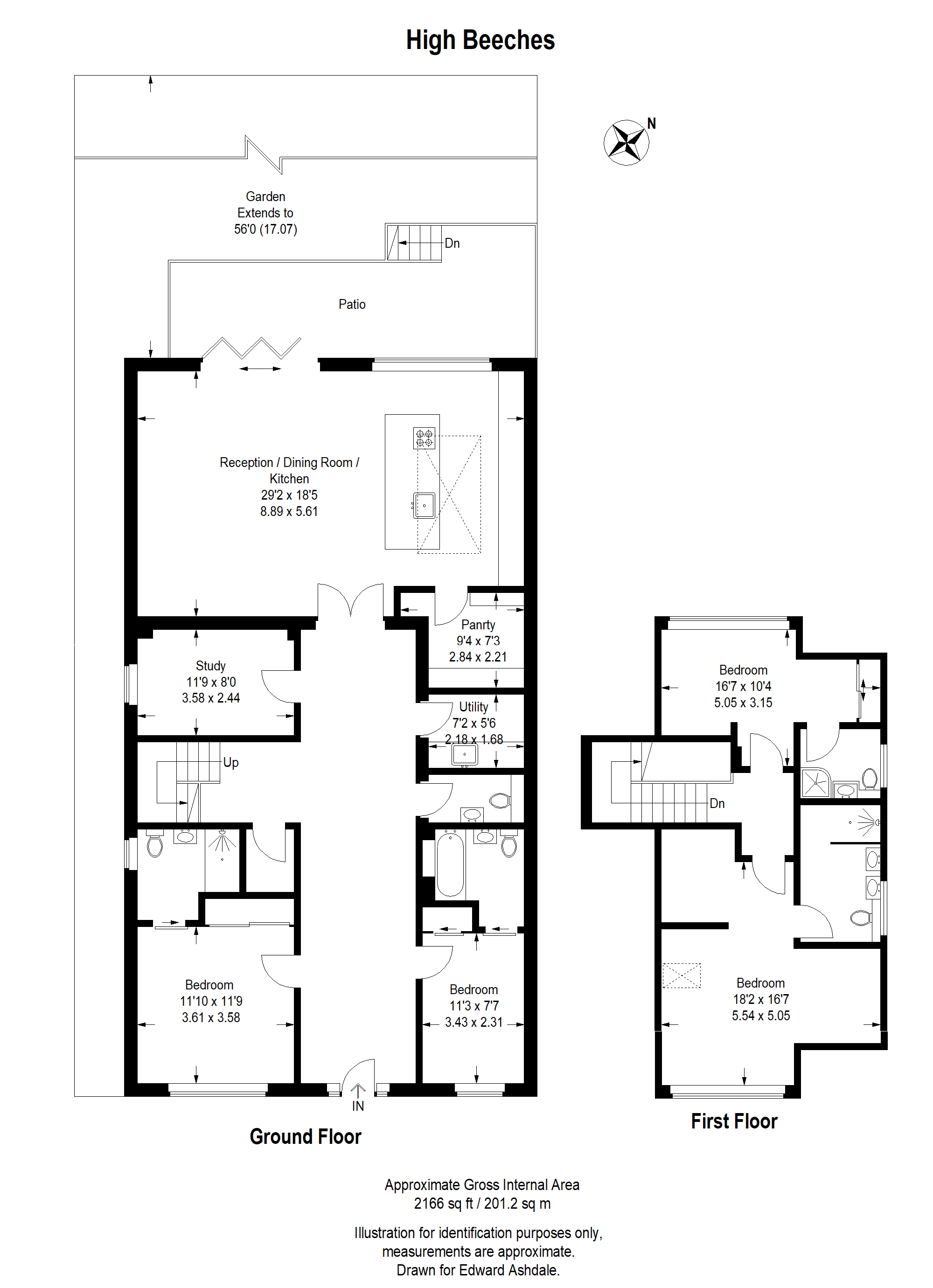 5 bed detached house for sale in High Beeches, Chelsfield - Property floorplan