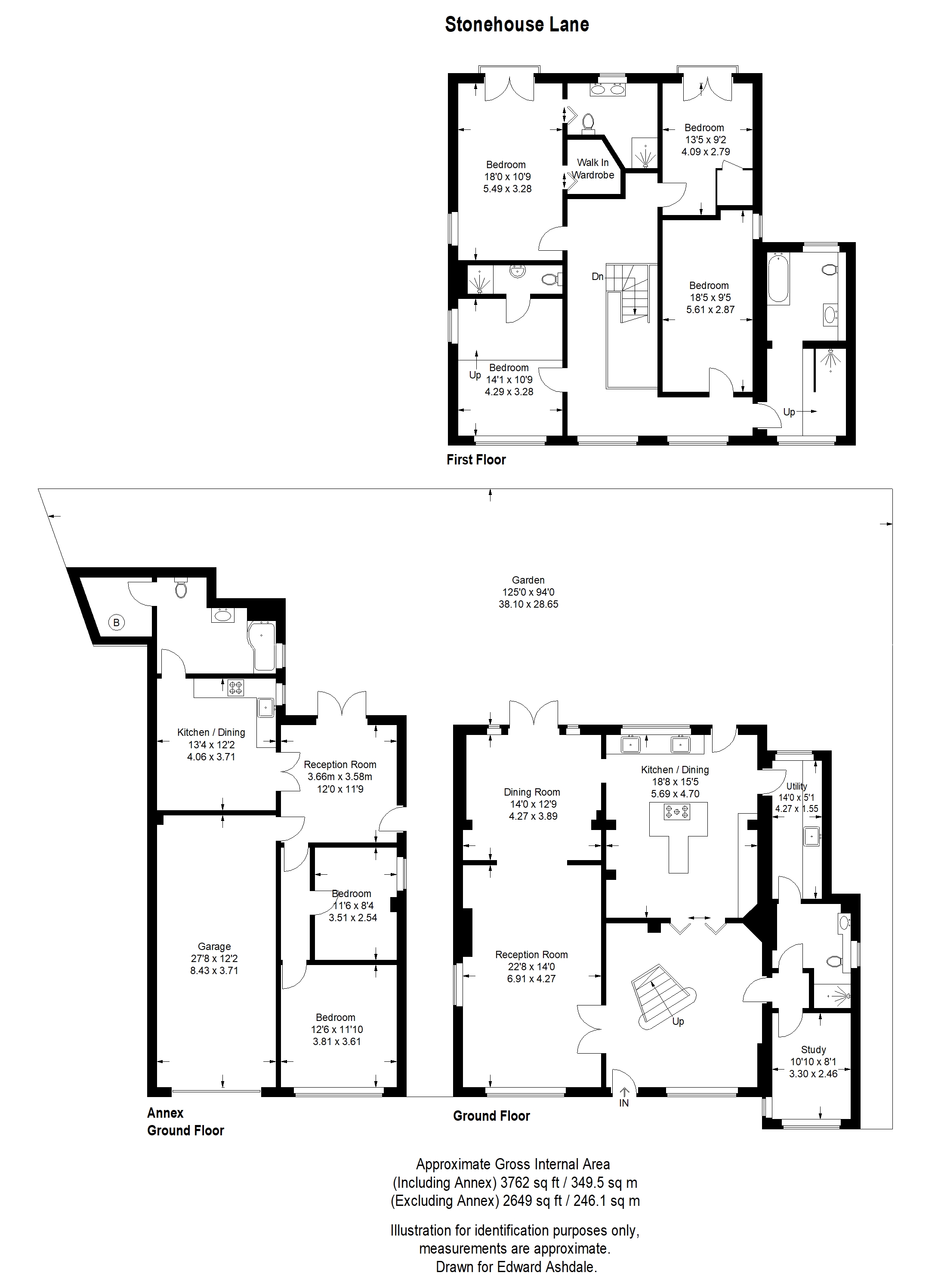 6 bed detached house for sale in Halstead, Sevenoaks - Property floorplan