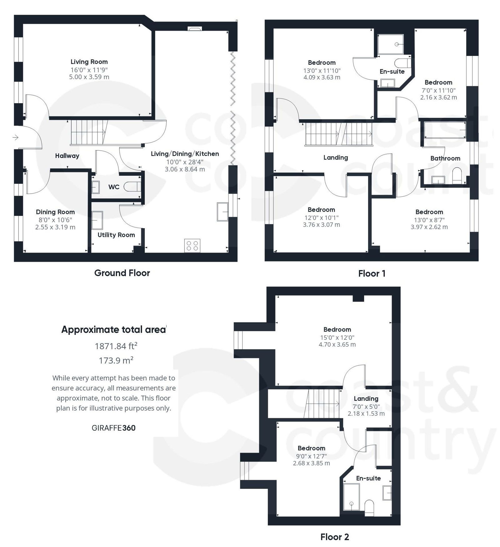 6 bed detached house for sale in Buttercup Way, Newton Abbot - Property floorplan