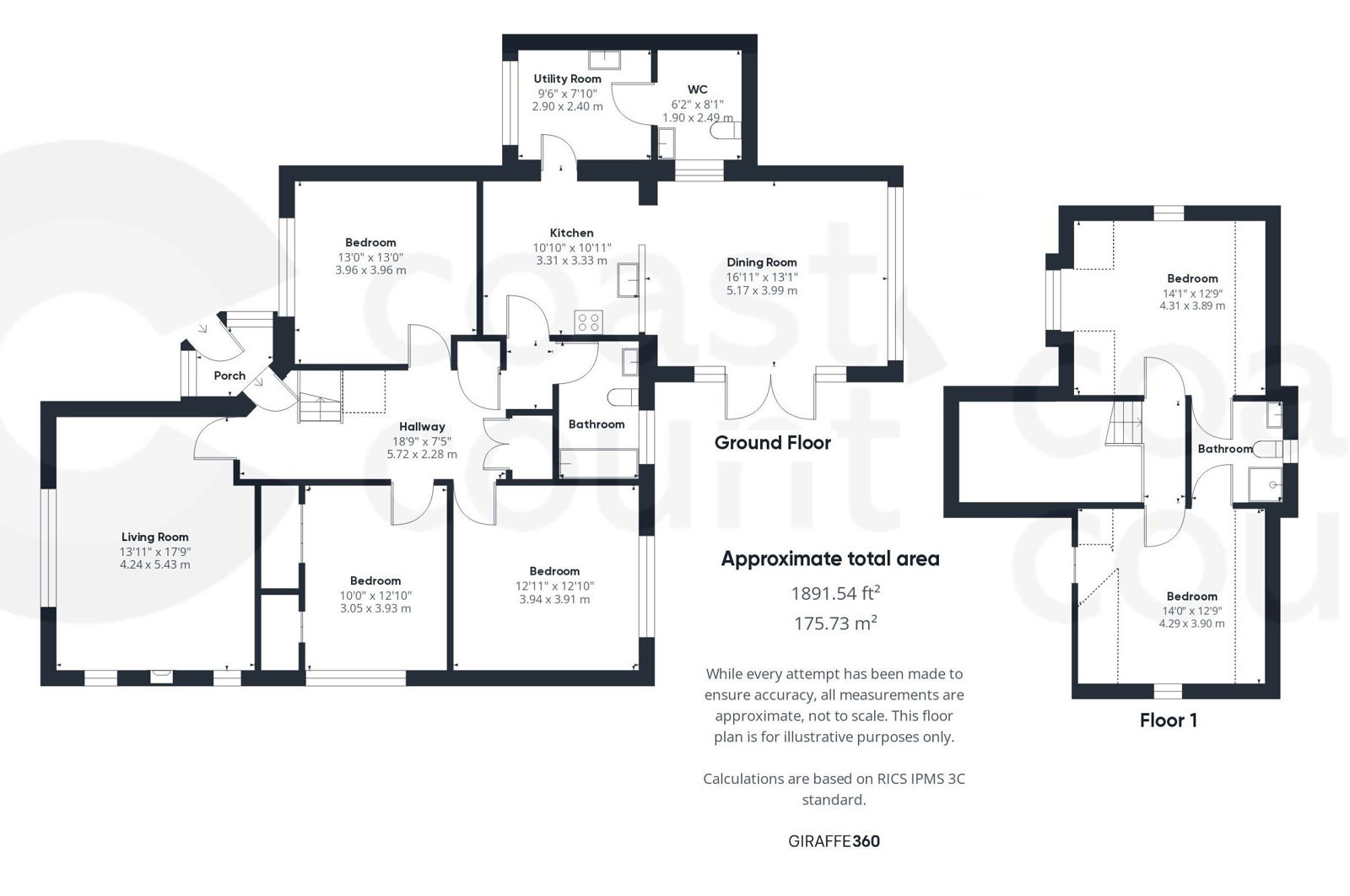 5 bed bungalow for sale in Woodland Road, Newton Abbot - Property floorplan