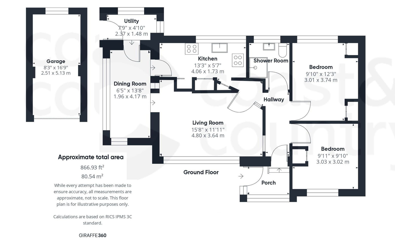 2 bed bungalow for sale in Mayflower Avenue, Newton Abbot - Property floorplan