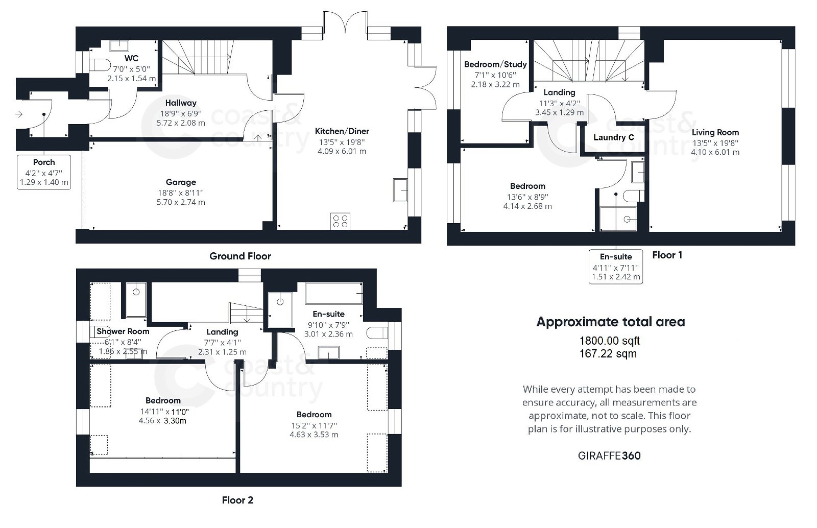 4 bed detached house for sale, Newton Abbot - Property Floorplan