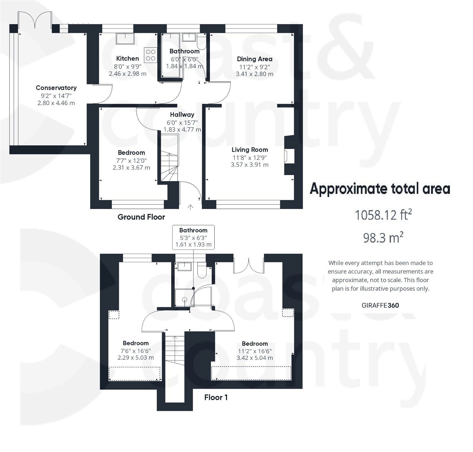 3 bed semi-detached bungalow for sale in Belfield Way, Paignton - Property floorplan