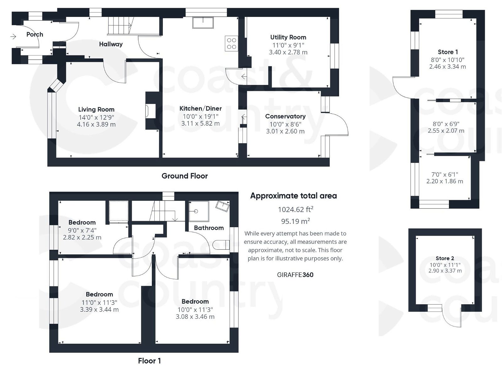 3 bed semi-detached house for sale in Cockhaven Close, Teignmouth - Property floorplan