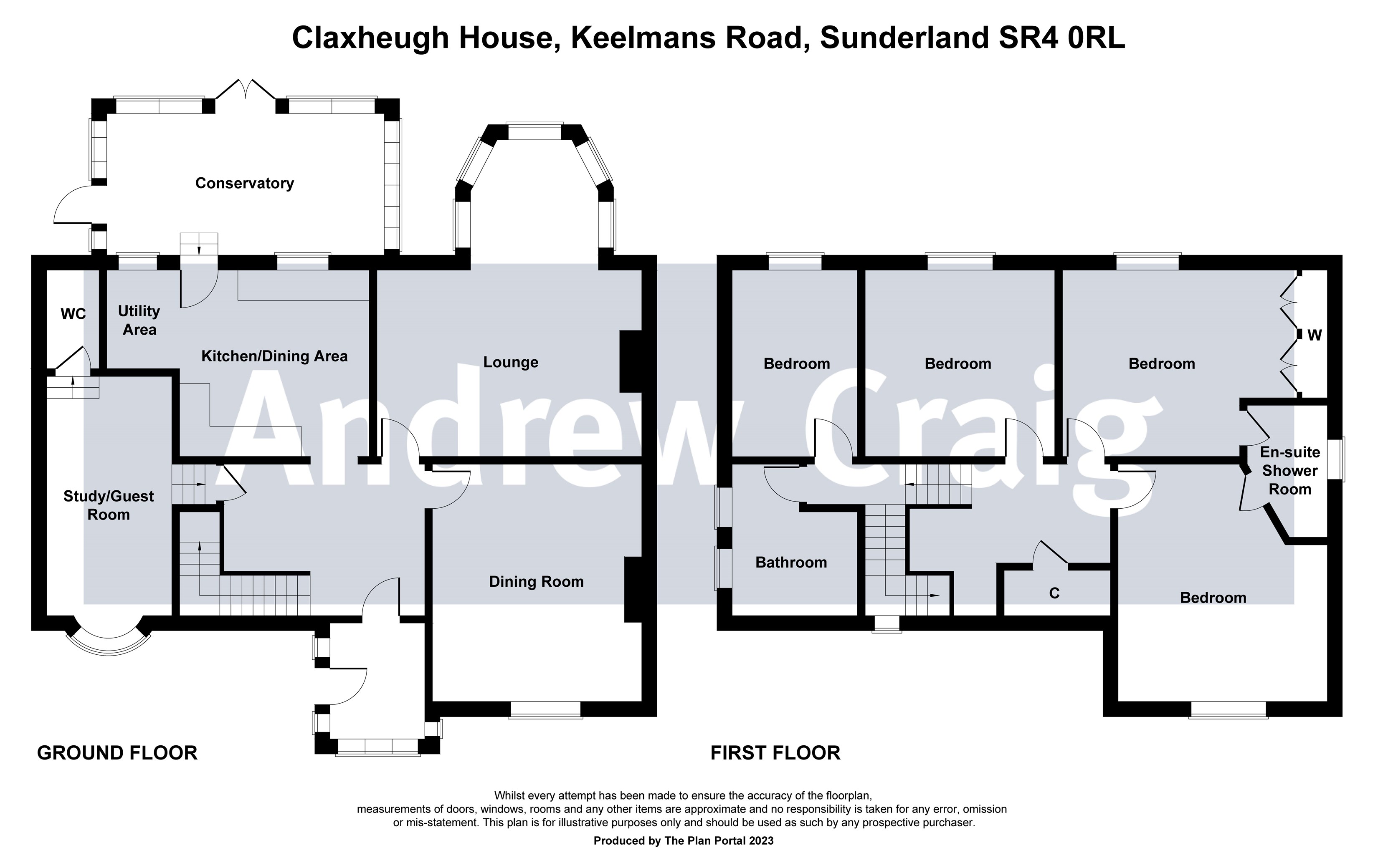4 bed detached house for sale in Keelmans Road, Sunderland - Property floorplan