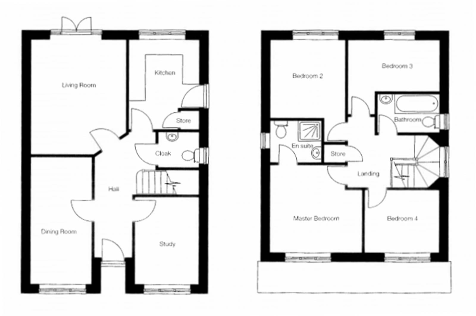 4 bed detached house for sale in Woodside Drive, Boldon Colliery - Property floorplan