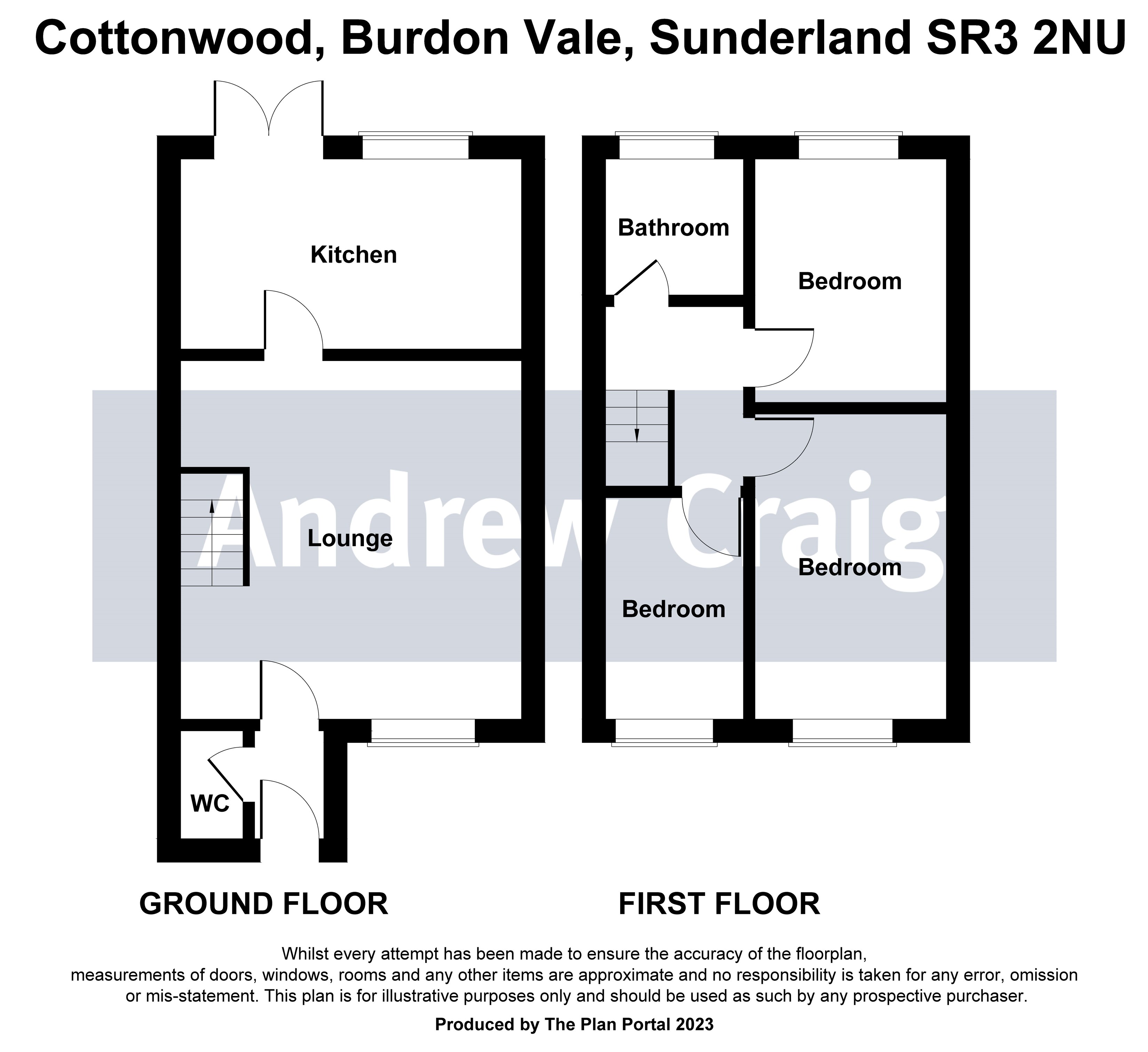 3 bed semi-detached house for sale in Burdon Vale, Sunderland - Property floorplan