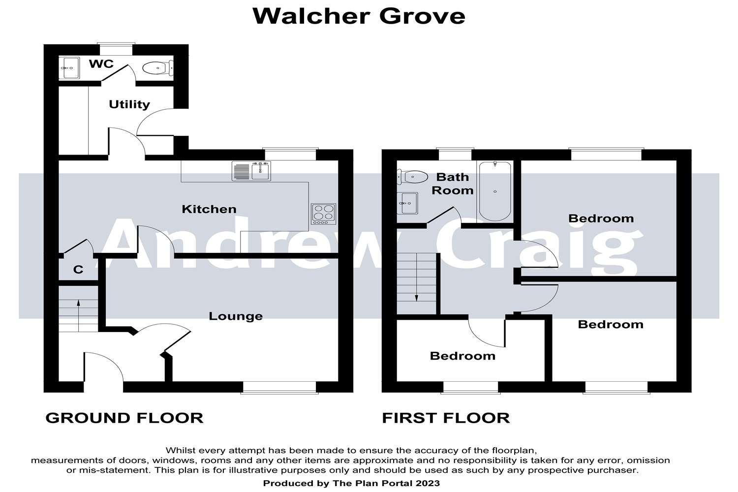 3 bed semi-detached house for sale in Walcher Grove, Gateshead - Property floorplan