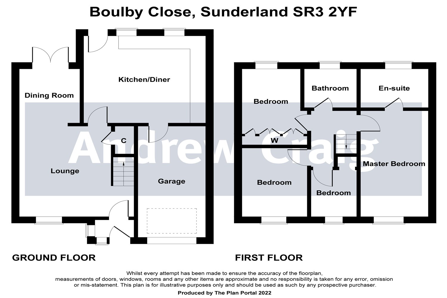 4 bed detached house for sale in Tunstall, Sunderland - Property floorplan