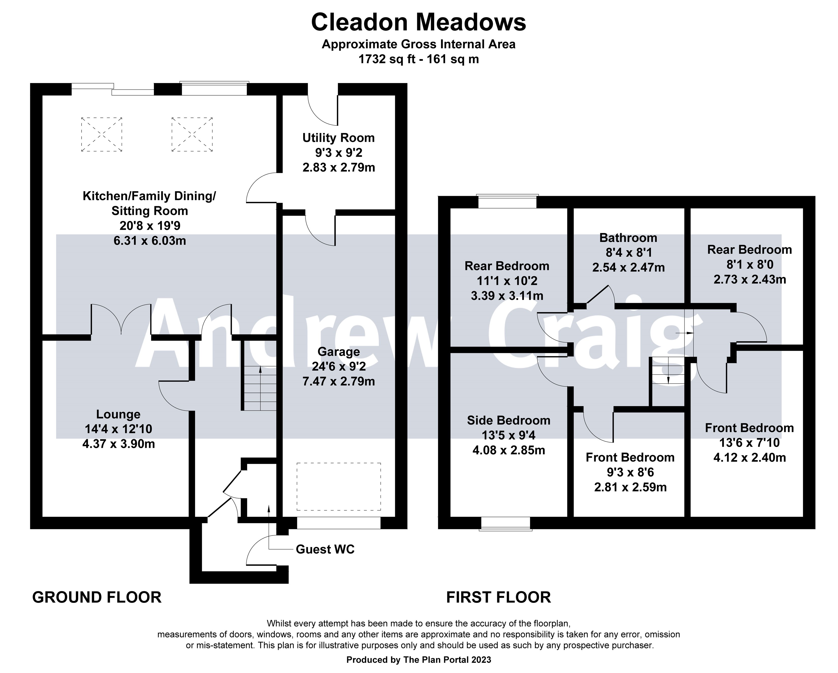 5 bed semi-detached house for sale in Cleadon Meadows, Cleadon - Property floorplan