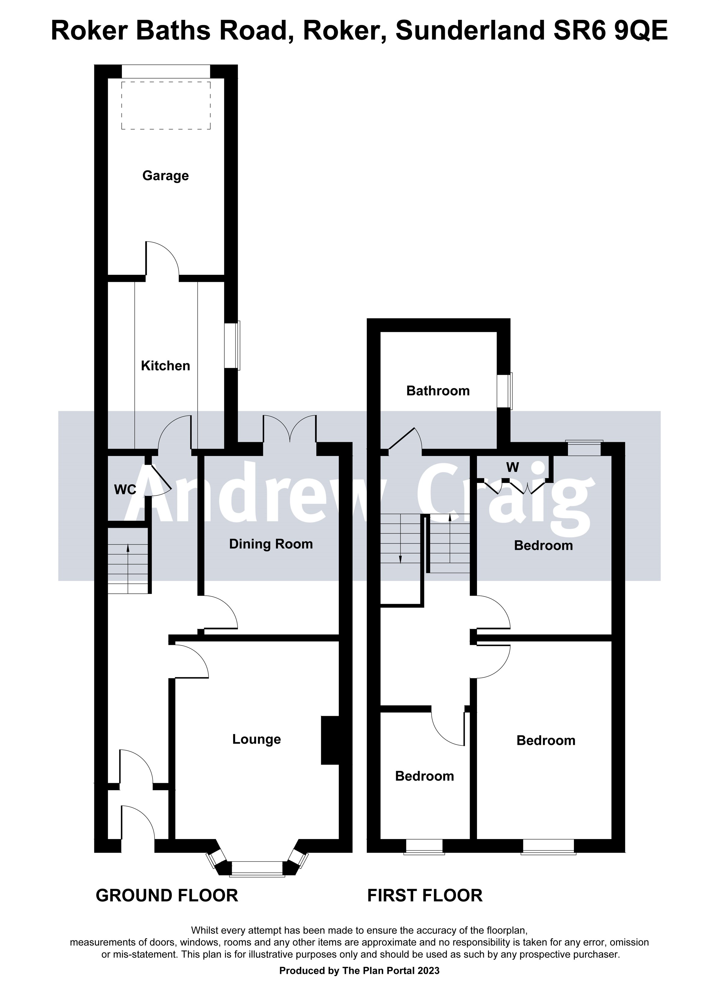 3 bed house for sale in Roker Baths Road, Sunderland - Property floorplan