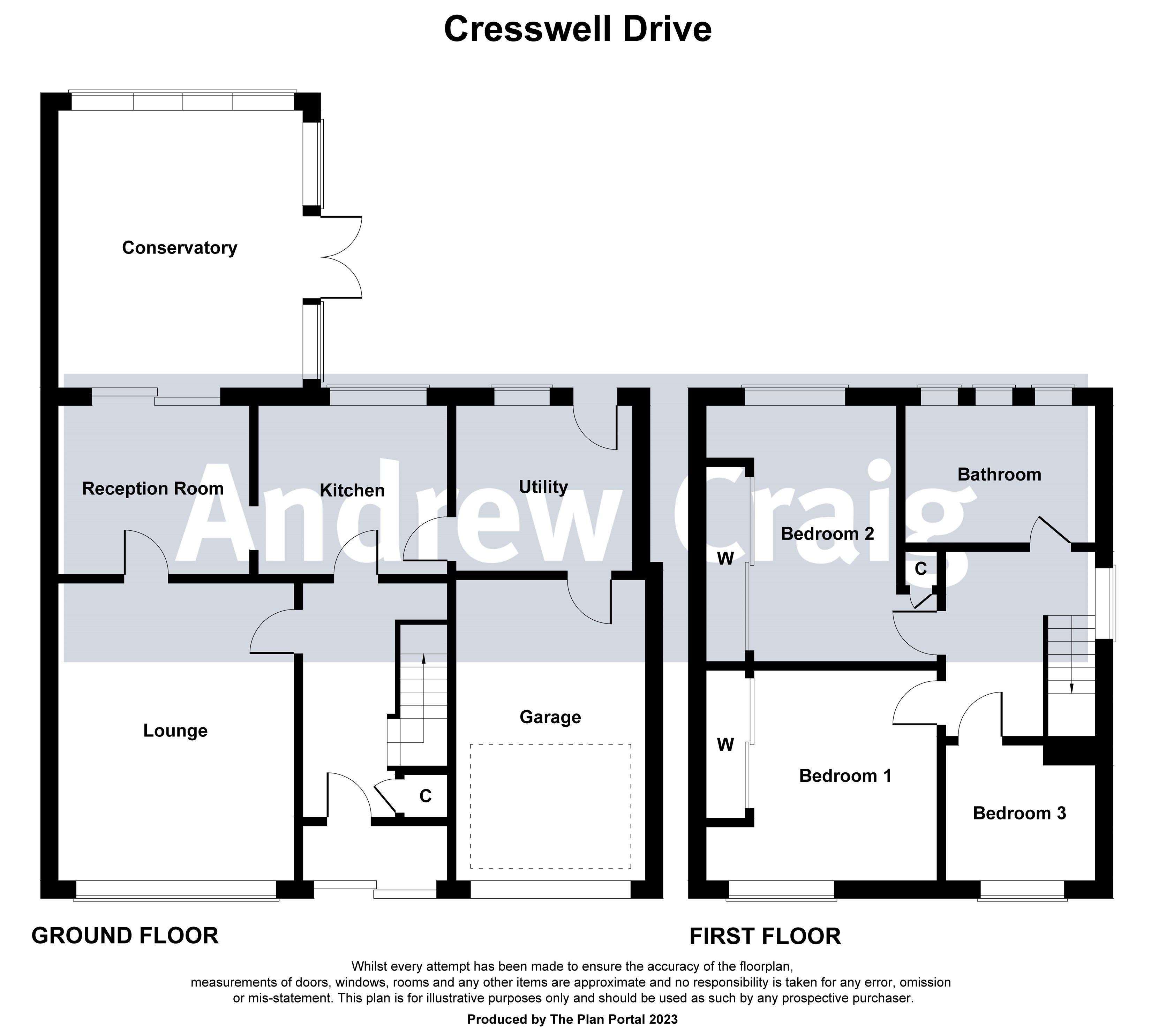 3 bed semi-detached house for sale in Cresswell Drive, Red House Farm - Property floorplan
