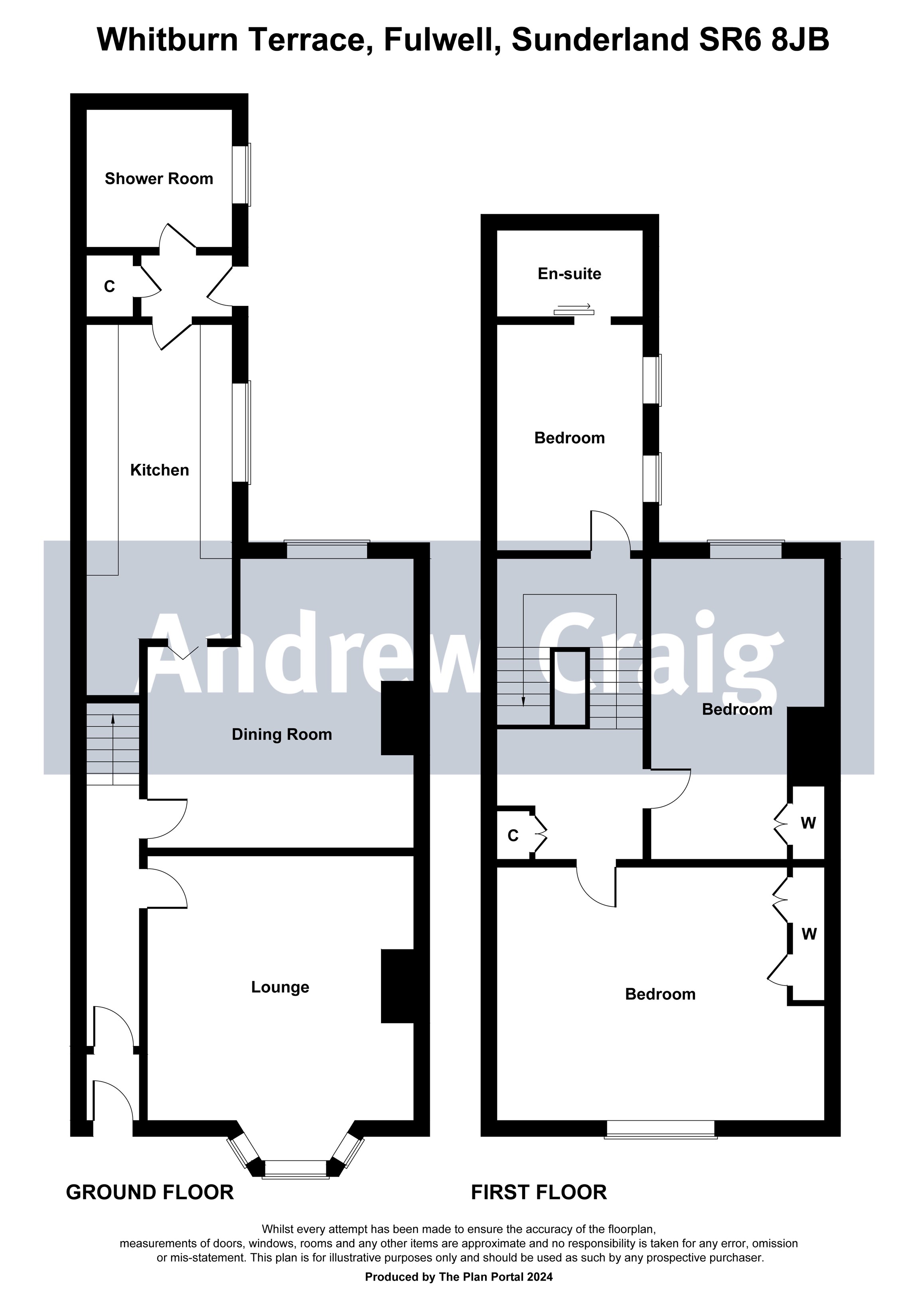 3 bed house for sale in Fulwell, Sunderland - Property floorplan