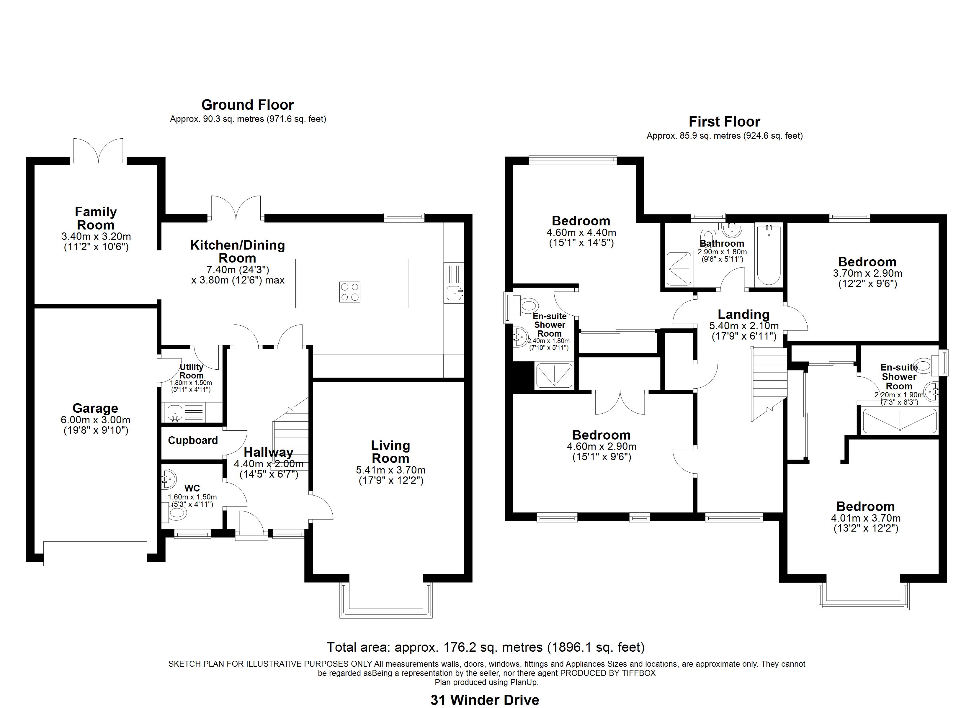 4 bed detached house for sale in Winder Drive, Newcastle Upon Tyne - Property floorplan