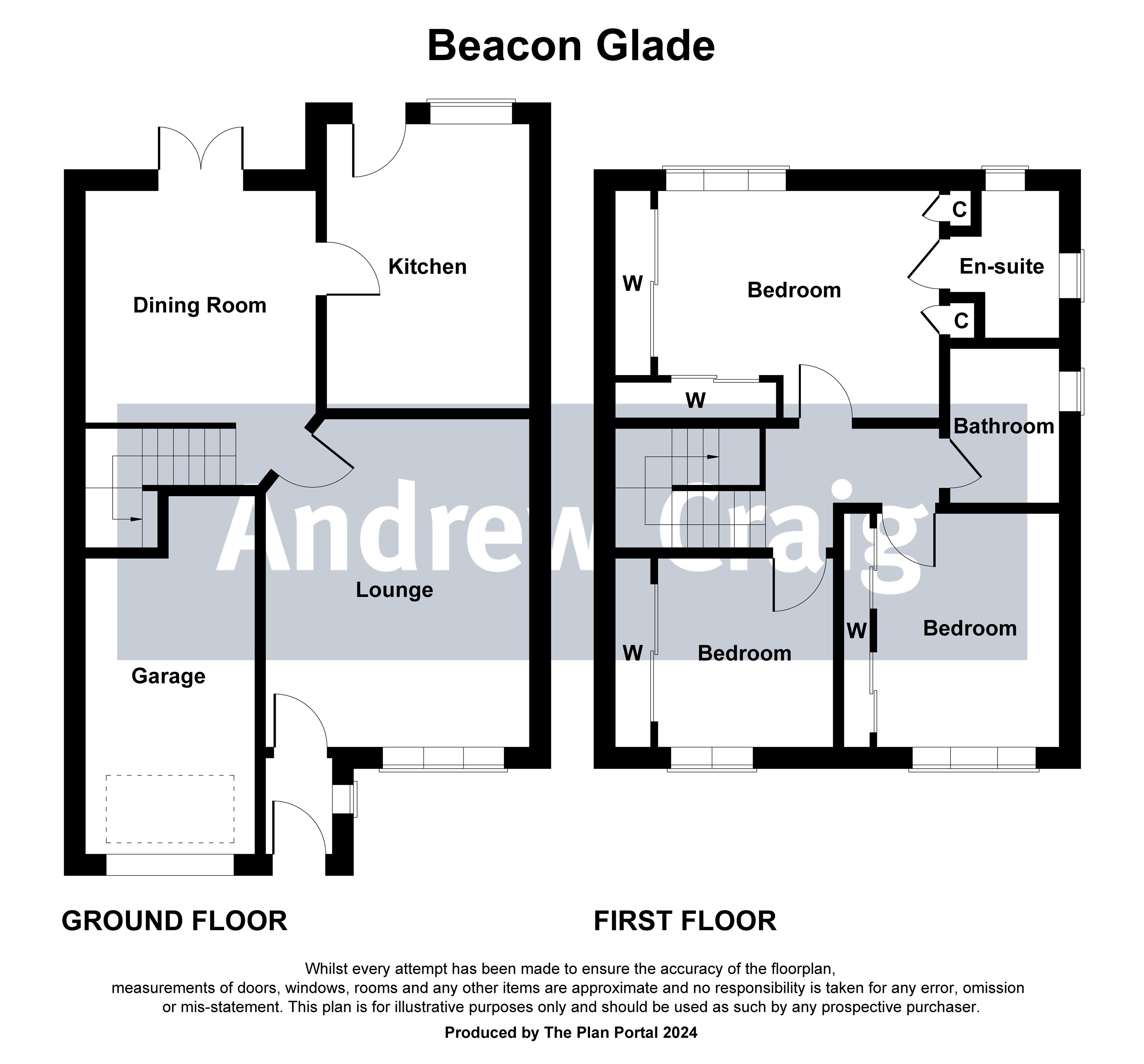 3 bed detached house for sale in Beacon Glade, South Shields - Property floorplan