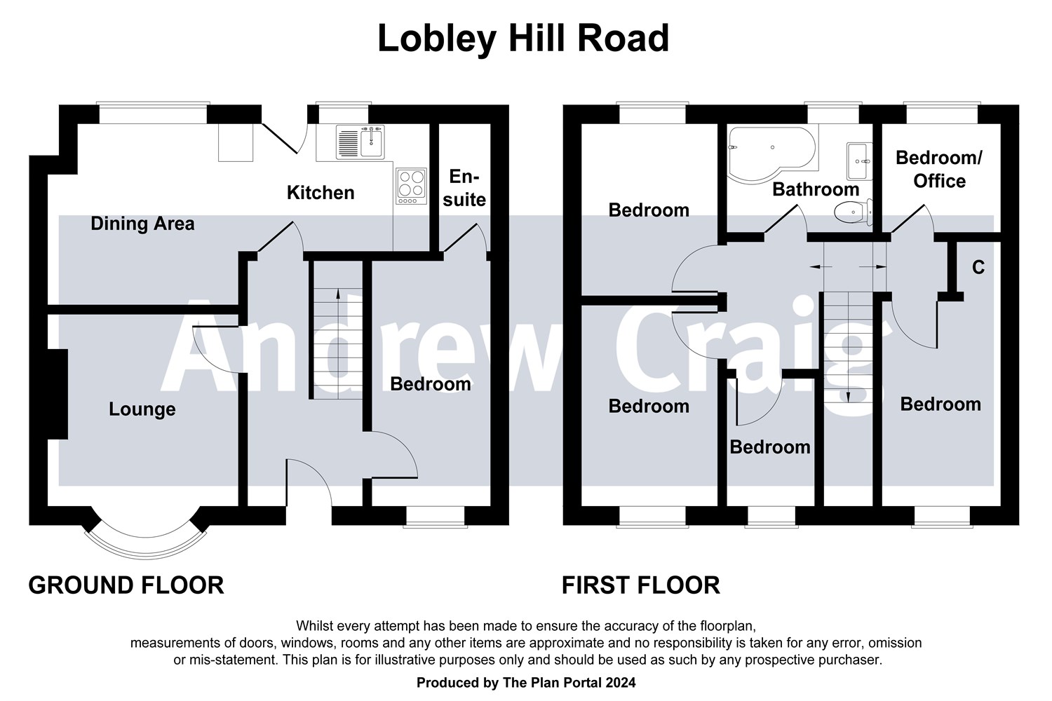 5 bed semi-detached house for sale in Lobley Hill Road, Lobley Hill - Property floorplan