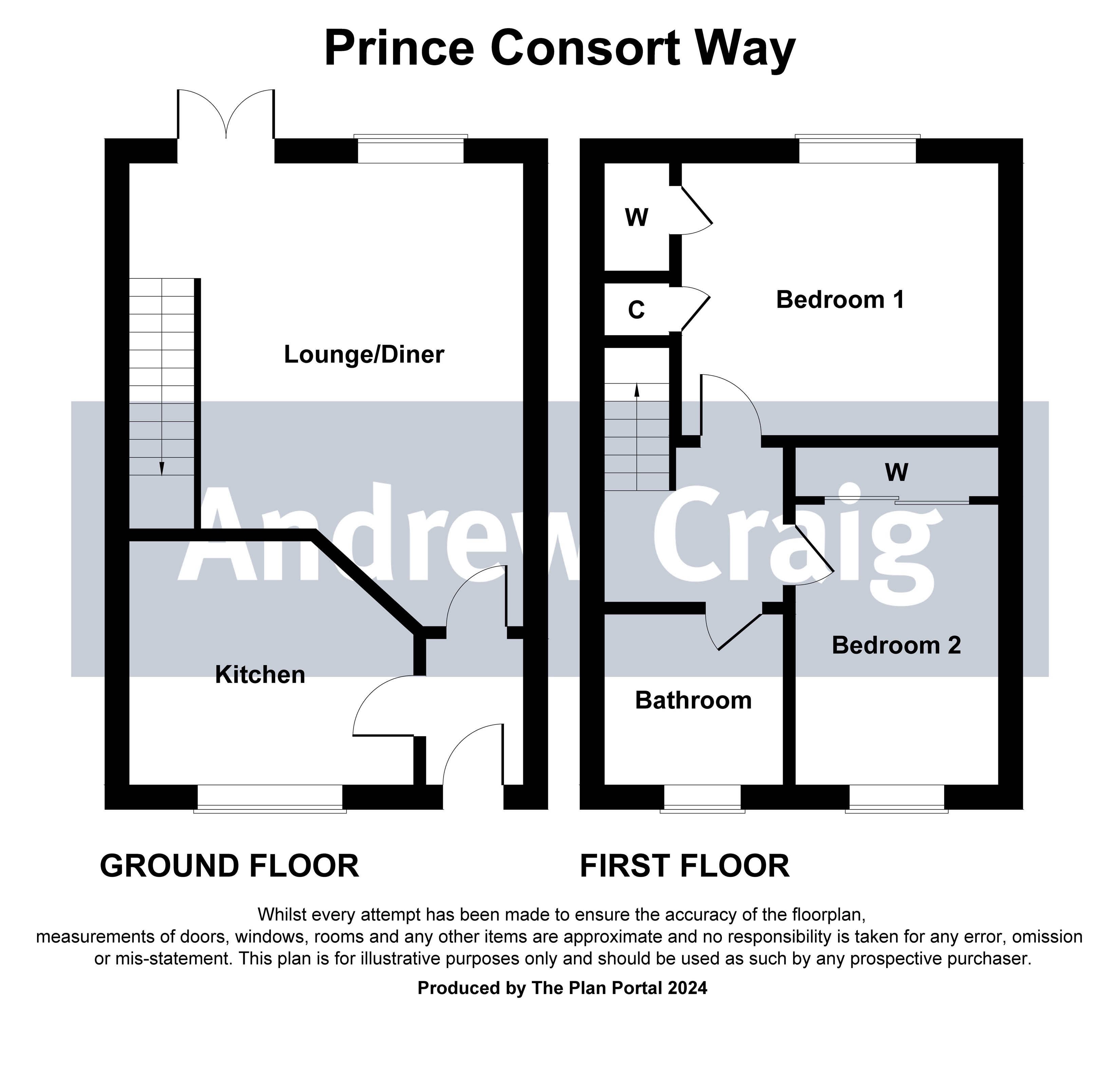 2 bed house for sale in Prince Consort Way, North Shields - Property floorplan