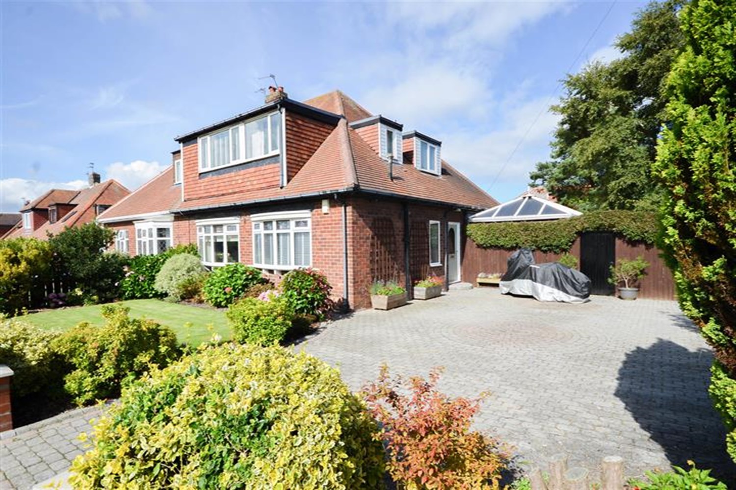 4 bed semi-detached house for sale in Cleadon Hill Drive, South Shields  - Property Image 1