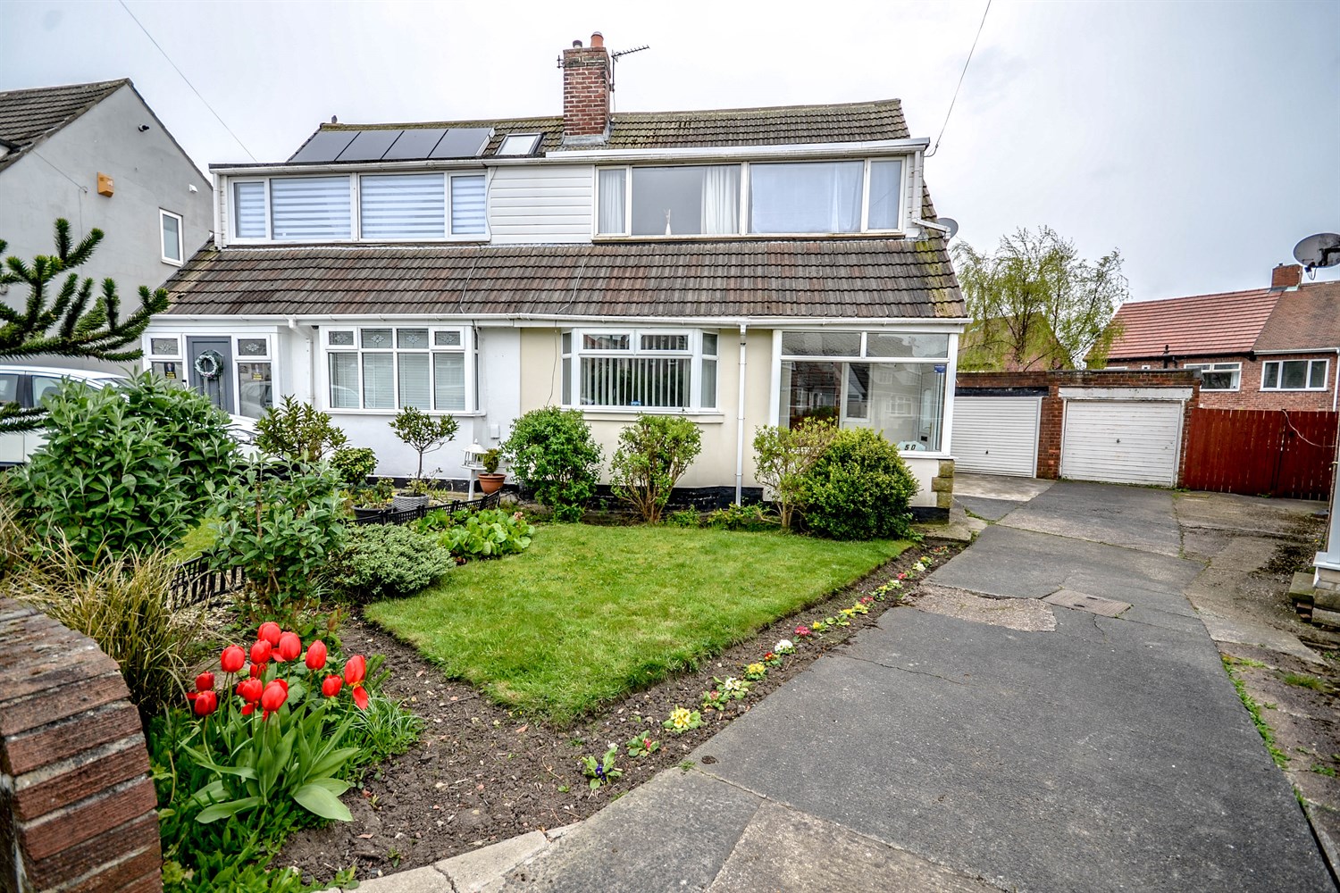 3 bed semi-detached house for sale in Leafield Crescent, South Shields - Property Image 1