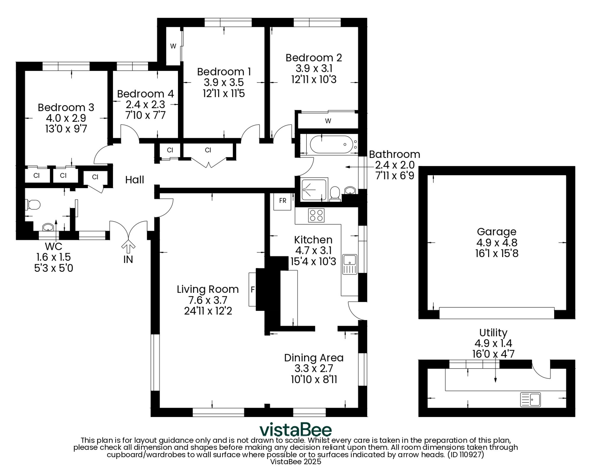 4 bed detached house for sale in Lubnaig Drive, Callander, FK17 - Property floorplan