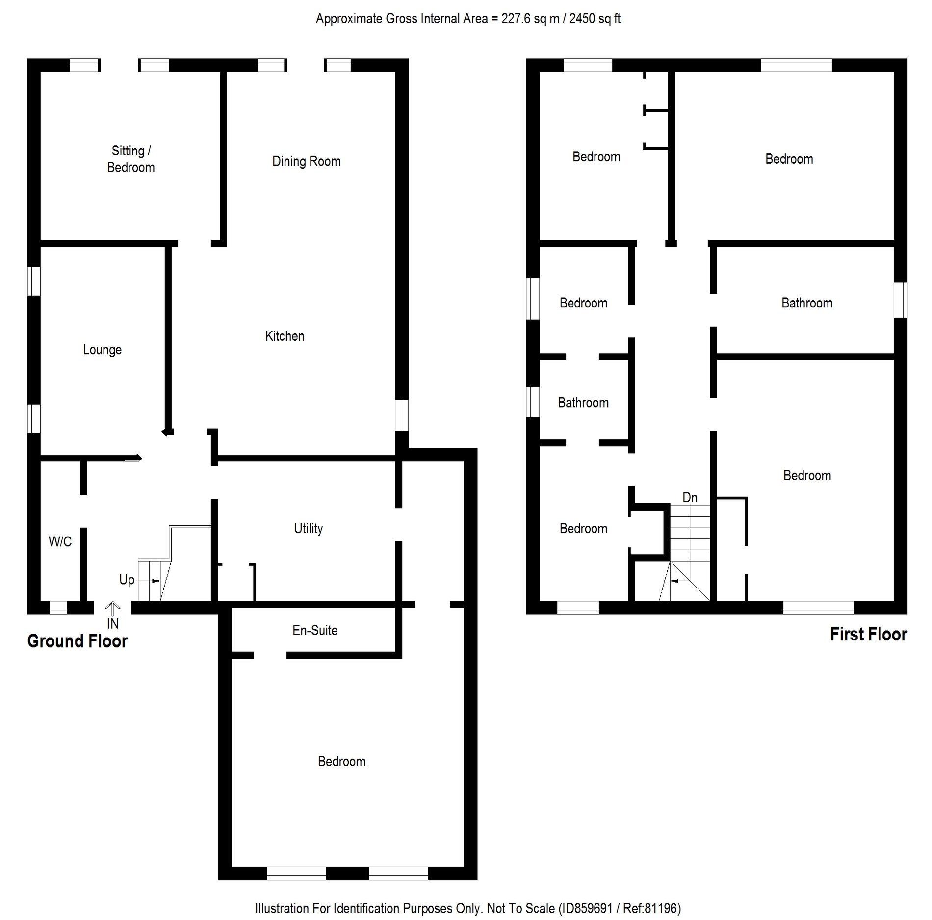 5 bed detached house for sale in Croftshaw Road, Alva - Property floorplan