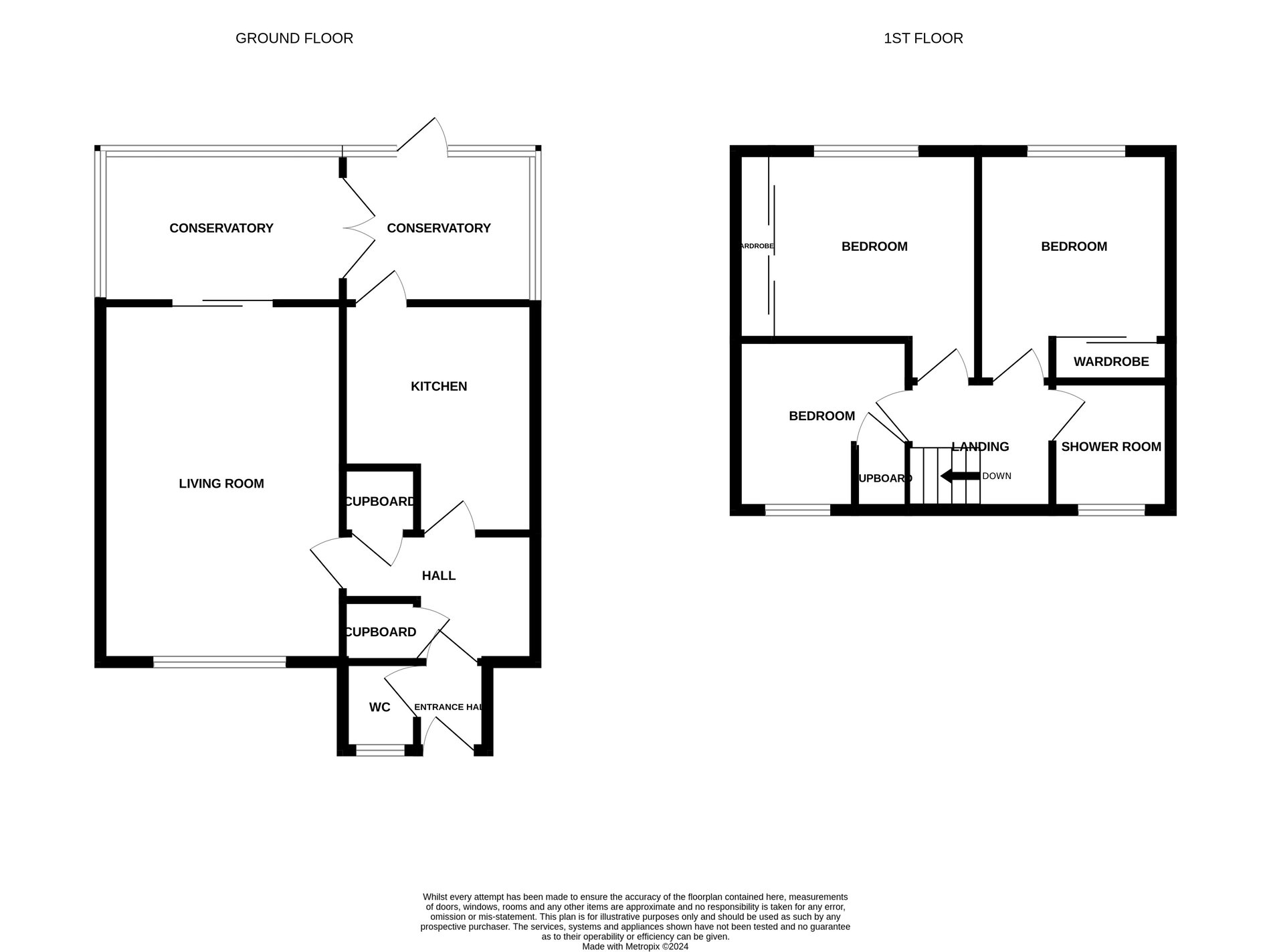 3 bed link detached house for sale in Braemar Avenue, Dunblane - Property floorplan