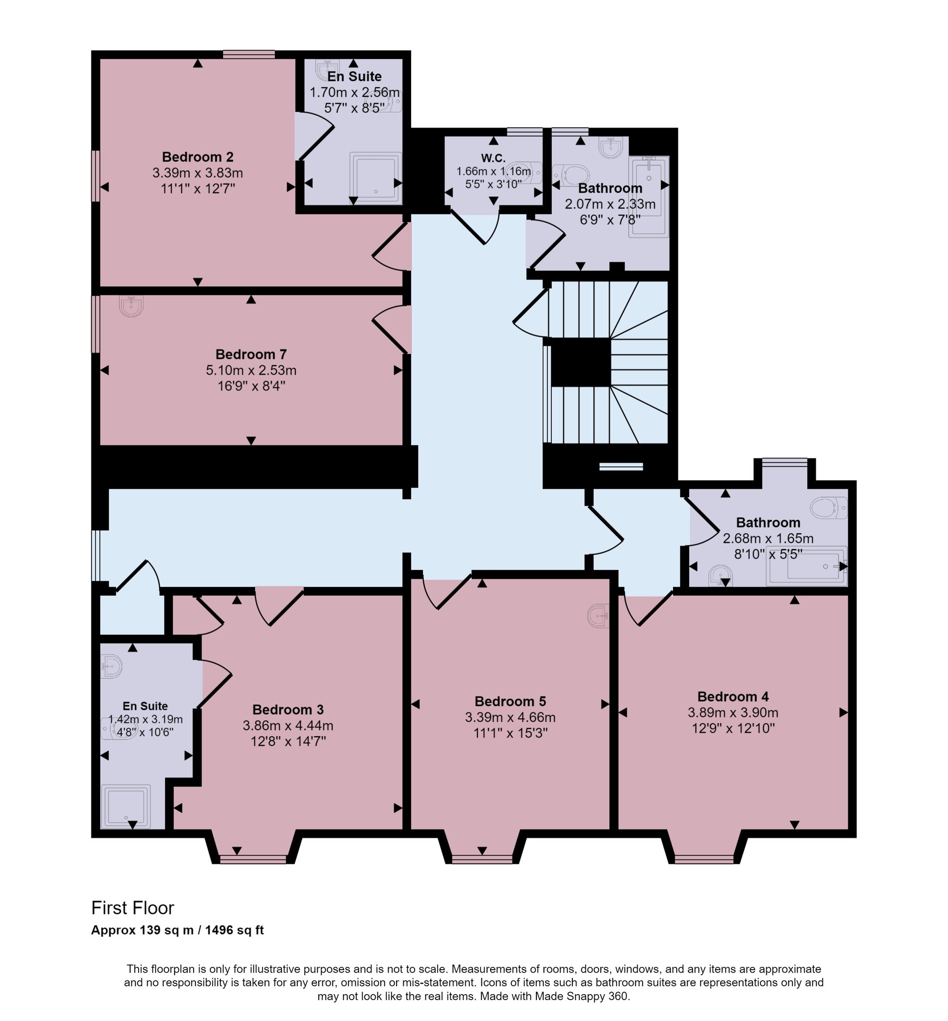 7 bed detached house for sale in Bridgend, Callander - Property floorplan