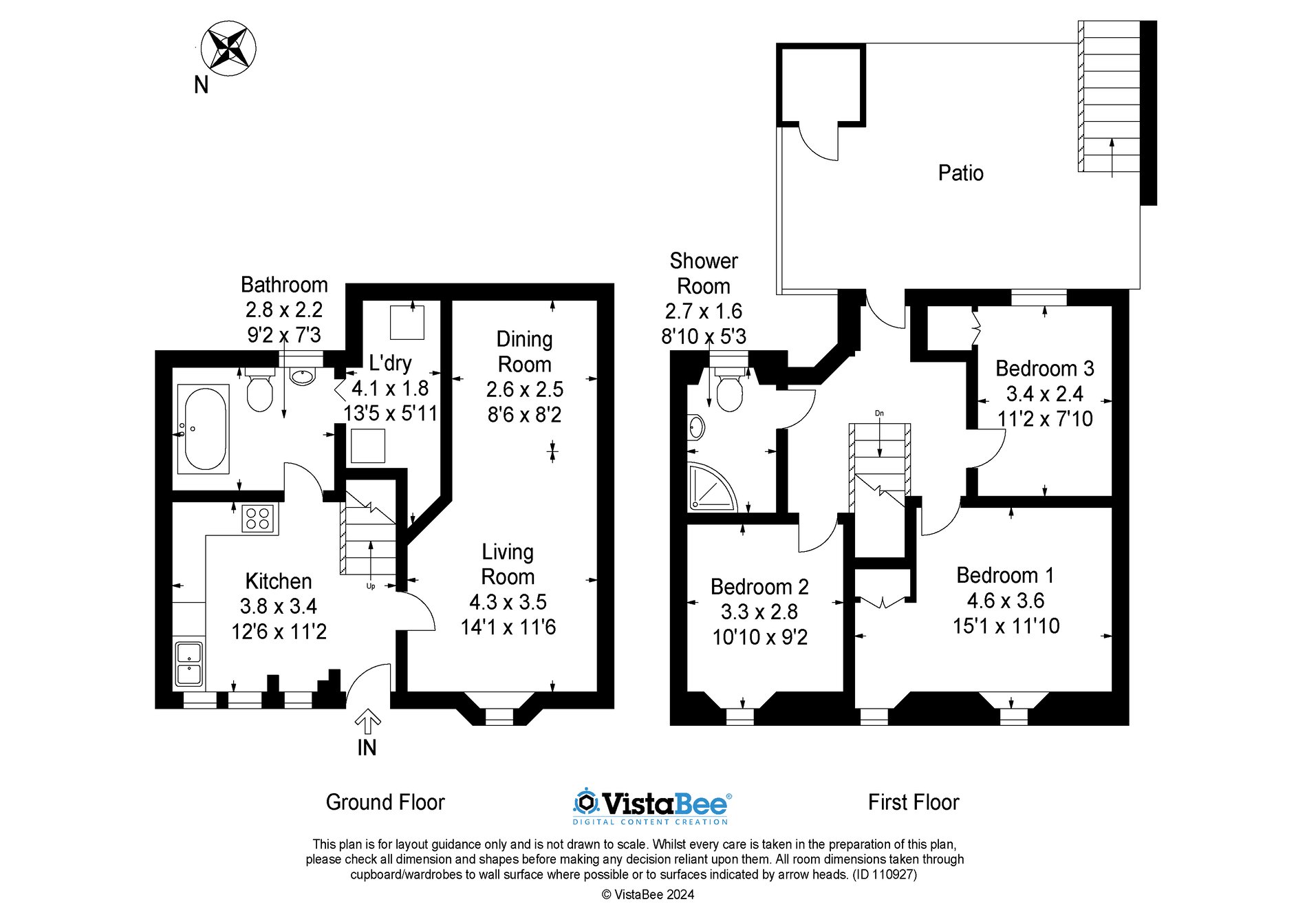 3 bed terraced house for sale in High Street, Dunblane - Property floorplan