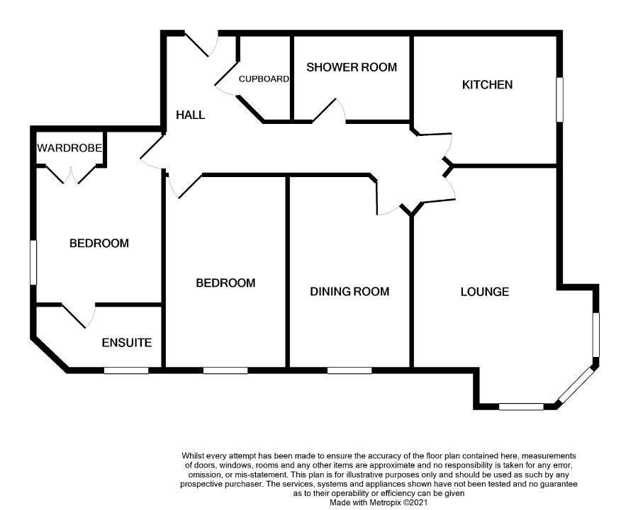 2 bed for sale in Tulipan Court, Callander - Property floorplan