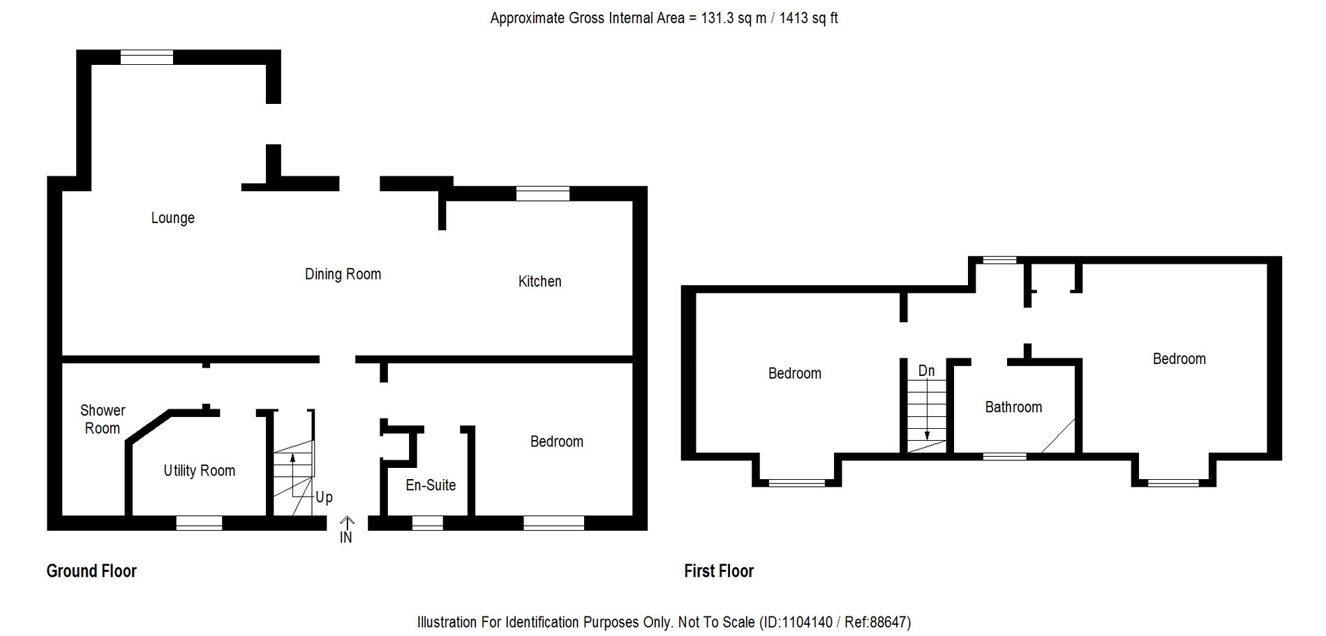 3 bed semi-detached house for sale in Keip Road, Callander - Property floorplan