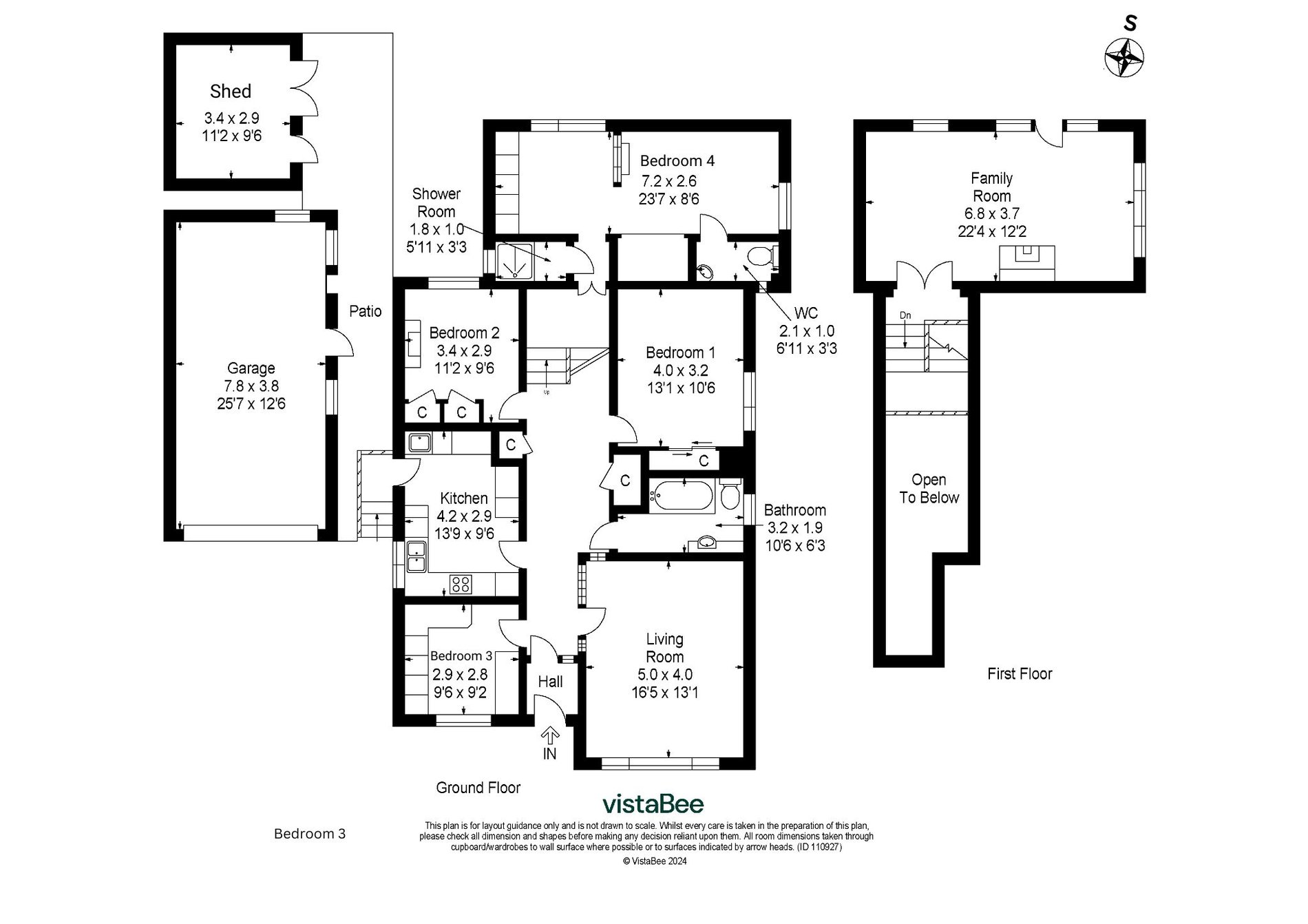 4 bed bungalow for sale in Tulipan Crescent, Callander - Property floorplan