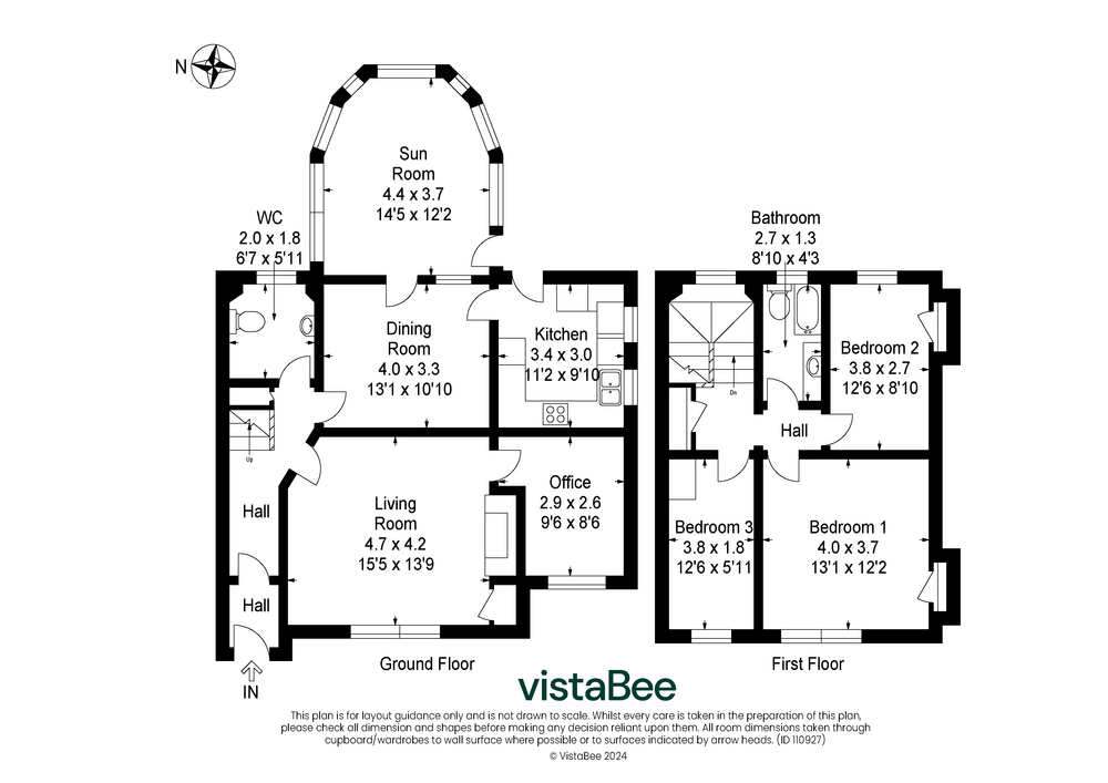 4 bed semi-detached house for sale in Kilbryde Crescent, Dunblane - Property floorplan