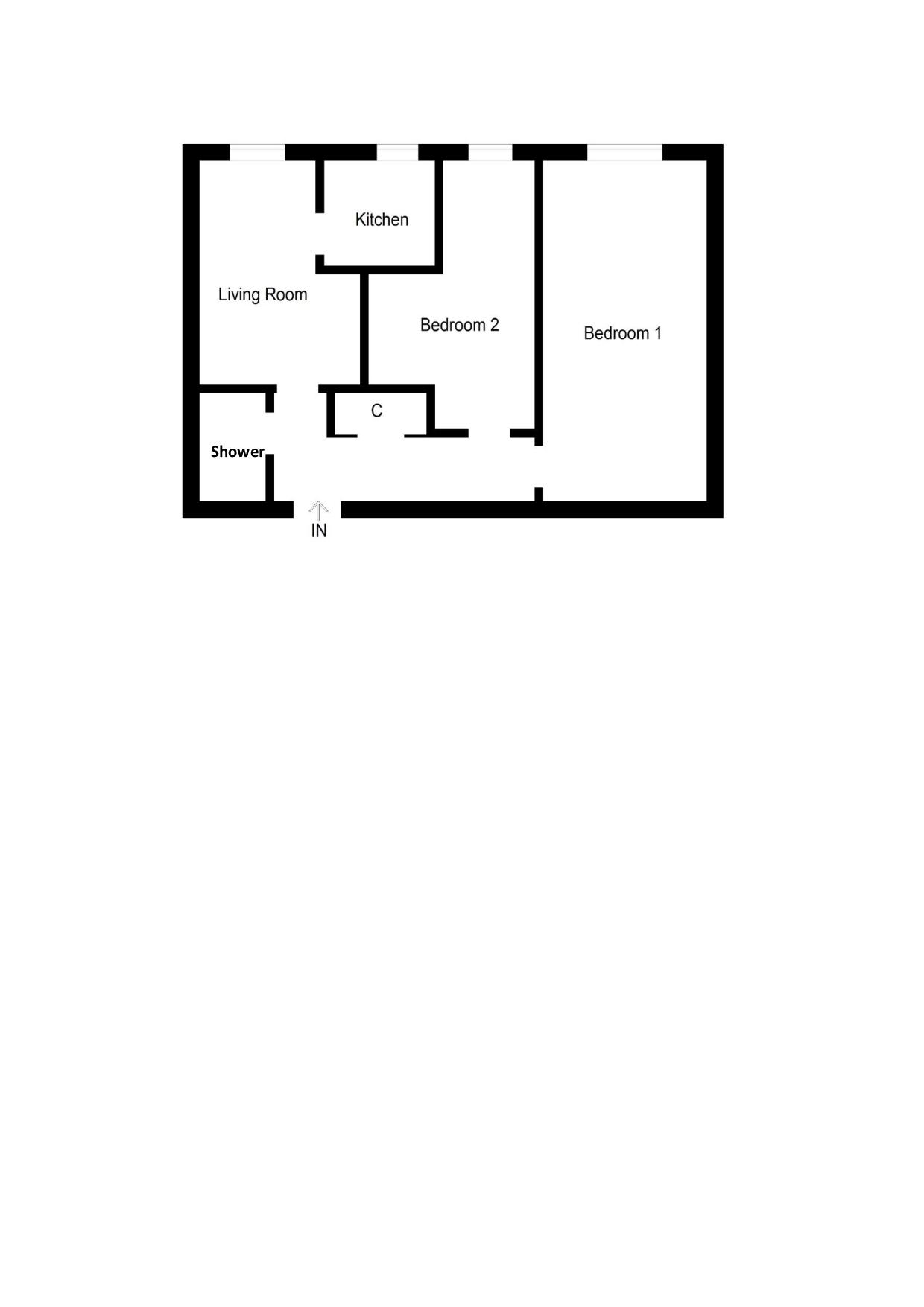 2 bed for sale in Stirling Road, Dunblane - Property floorplan