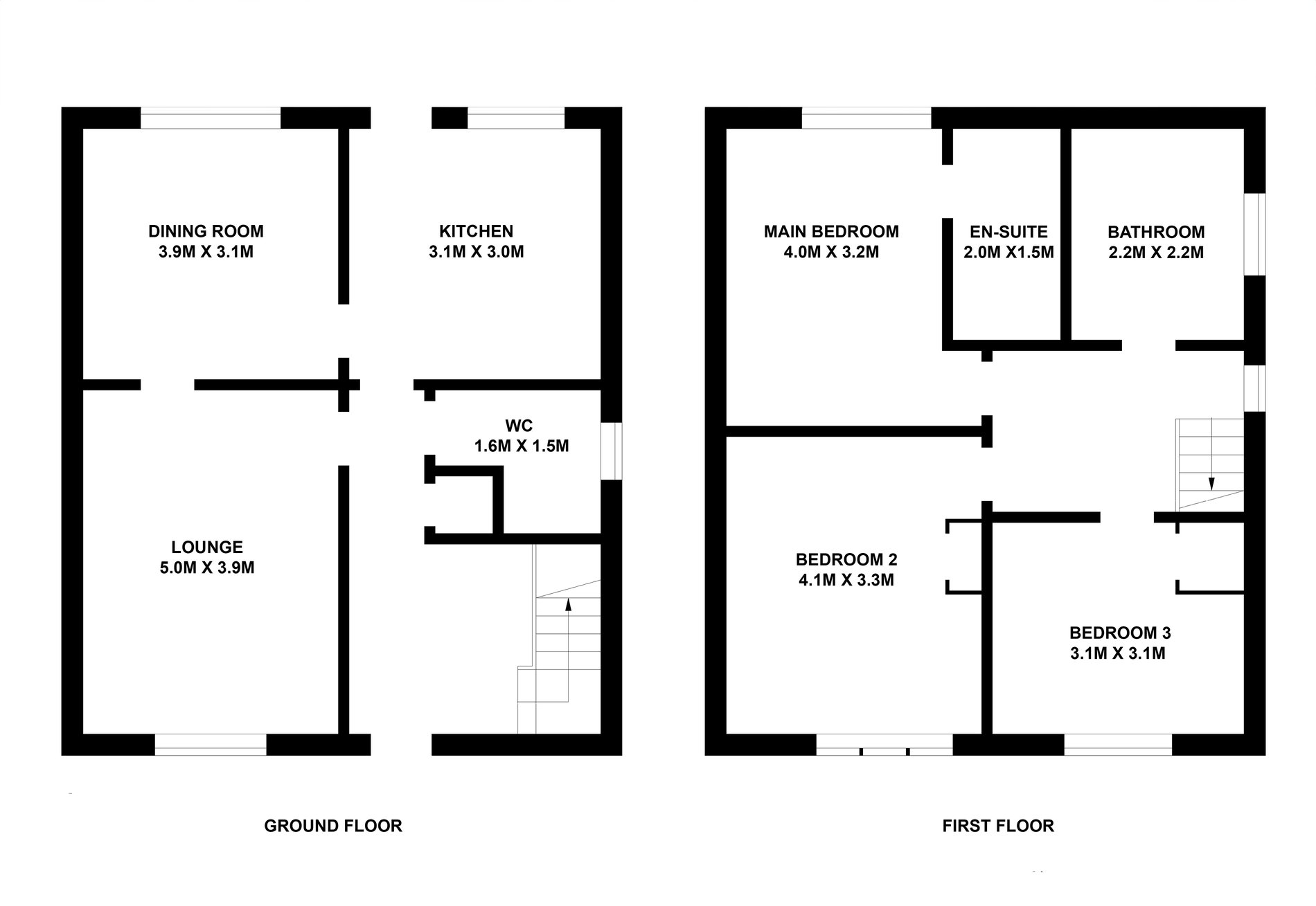 3 bed detached house for sale in Roman Way, Dunblane - Property floorplan