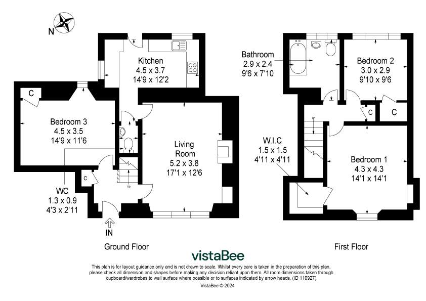 3 bed terraced house for sale in Church Street, Dunblane - Property floorplan