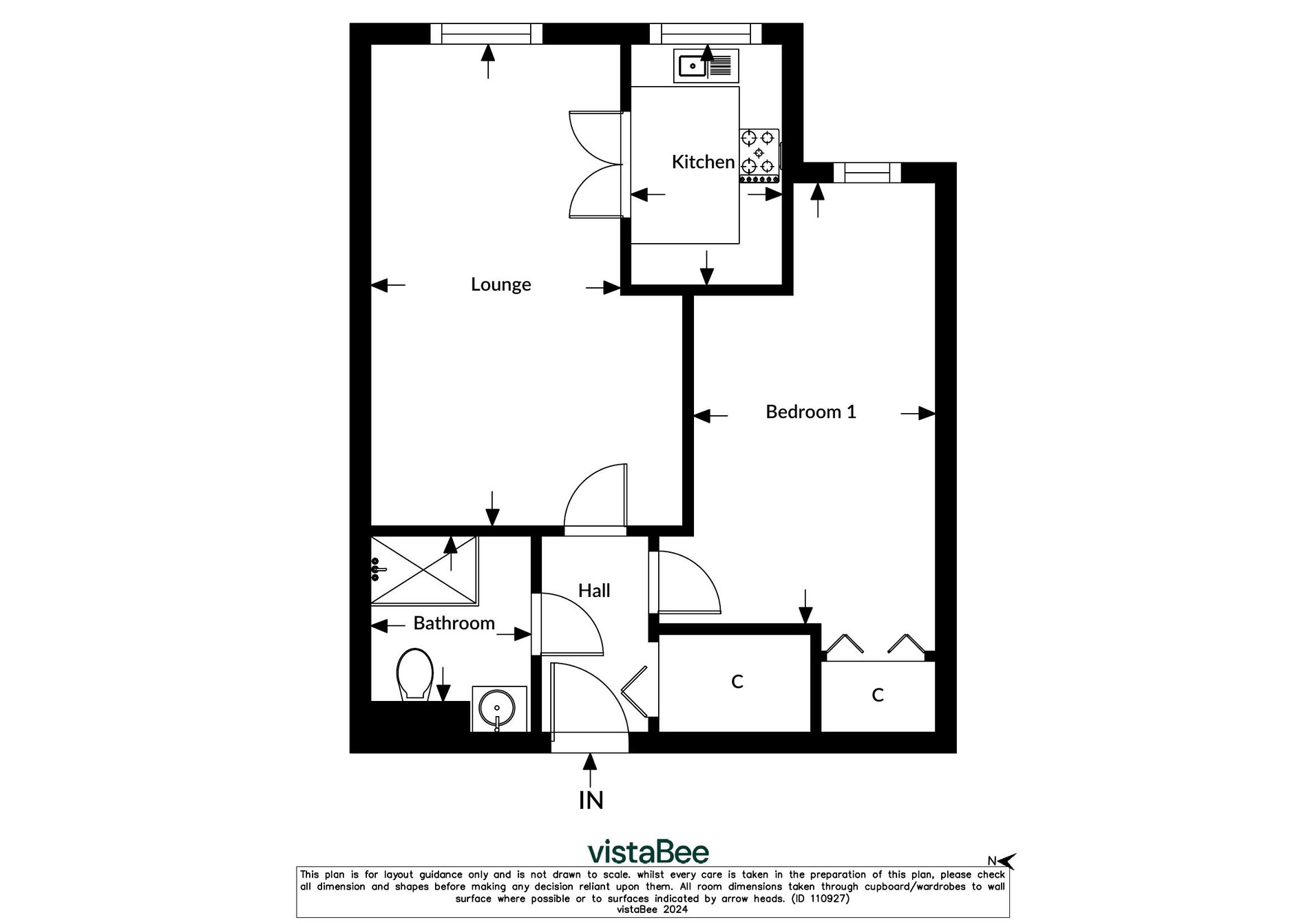 1 bed for sale in Stirling Road, Dunblane - Property floorplan