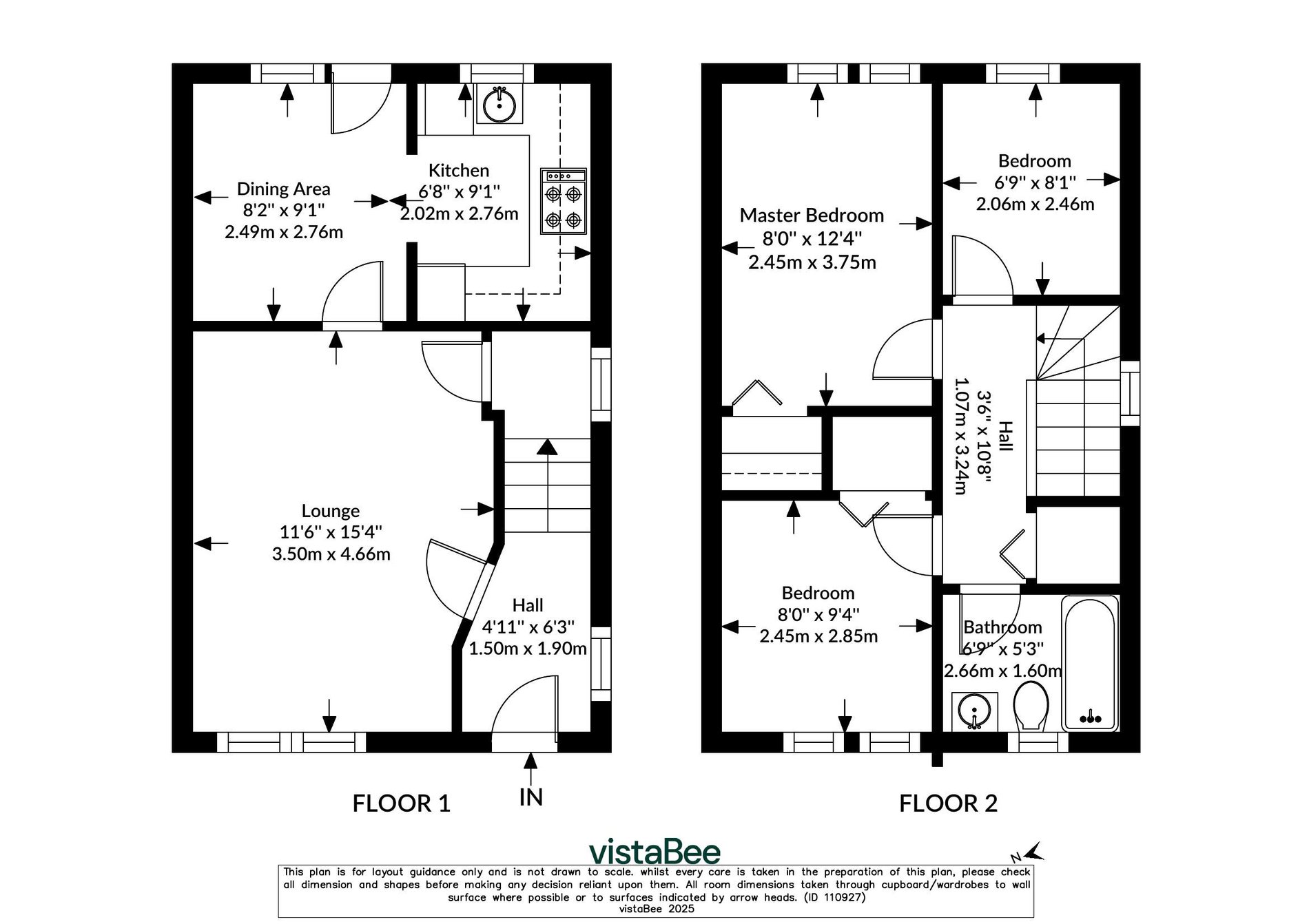 3 bed end of terrace house for sale in Cameron Crescent, Stirling - Property floorplan