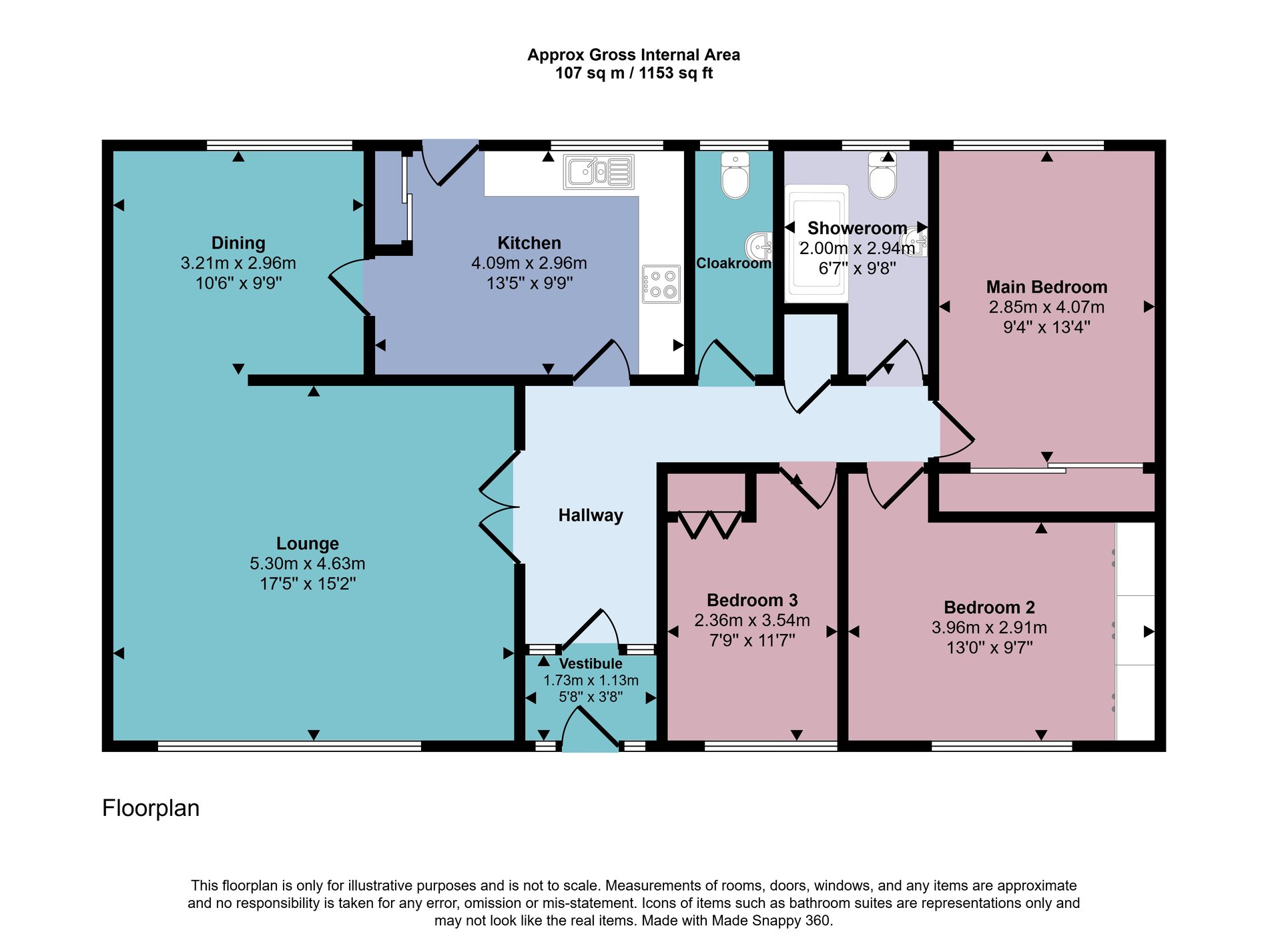 3 bed bungalow for sale in Wardlaw Street, Tillicoultry - Property floorplan