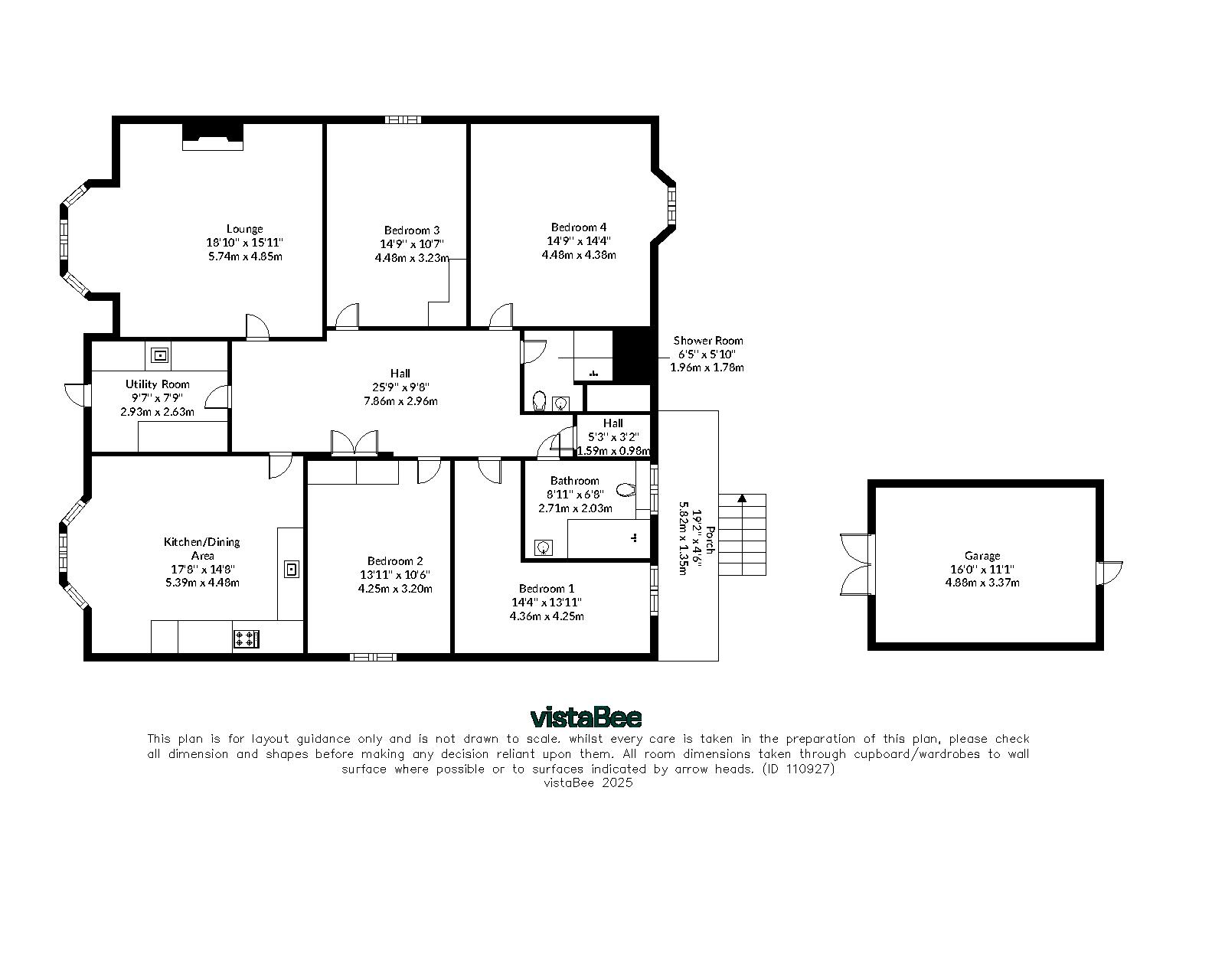 4 bed flat for sale in Henderson Street, Stirling - Property floorplan