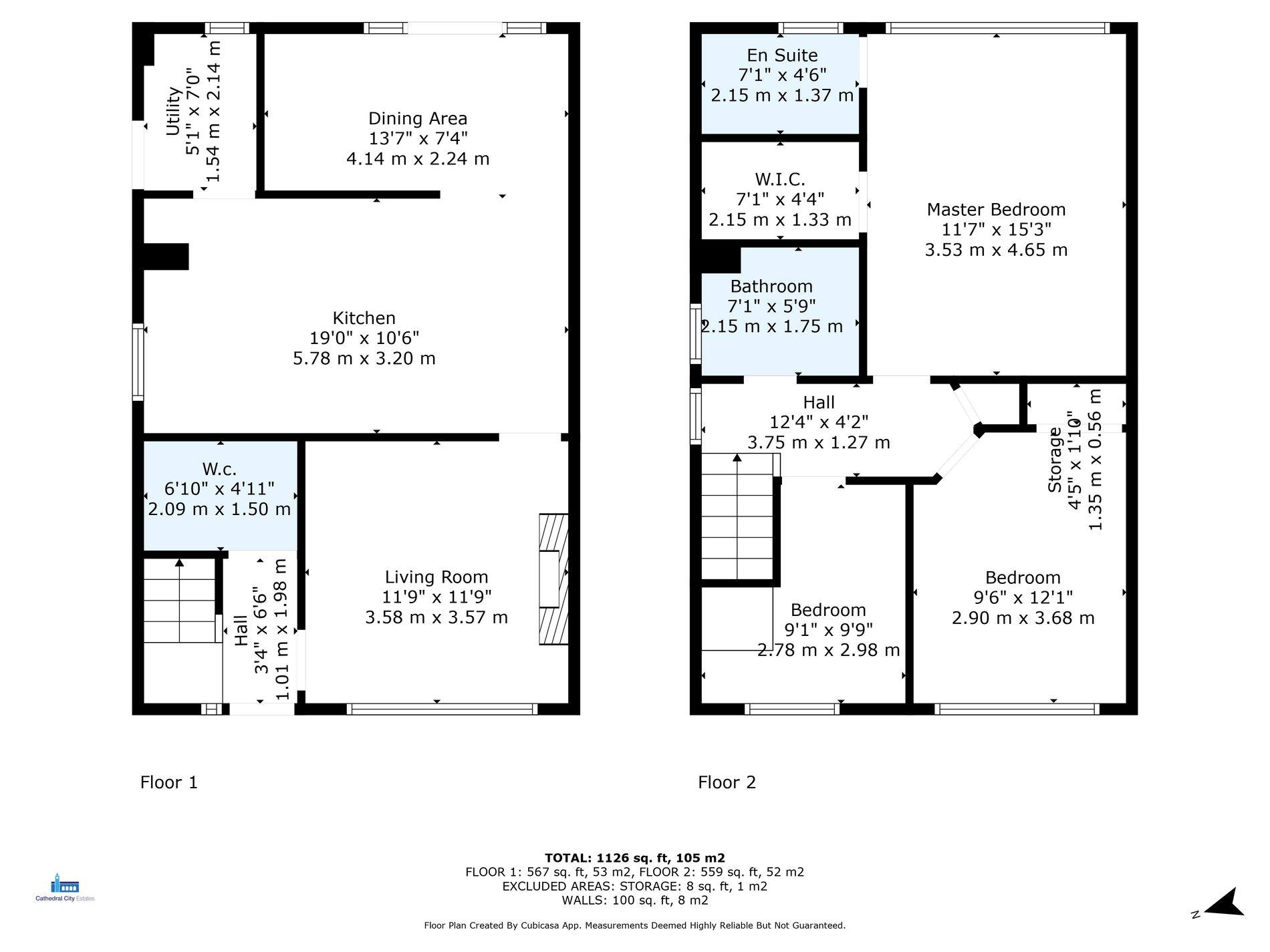 3 bed semi-detached house for sale in Westerlea Court, Stirling - Property floorplan