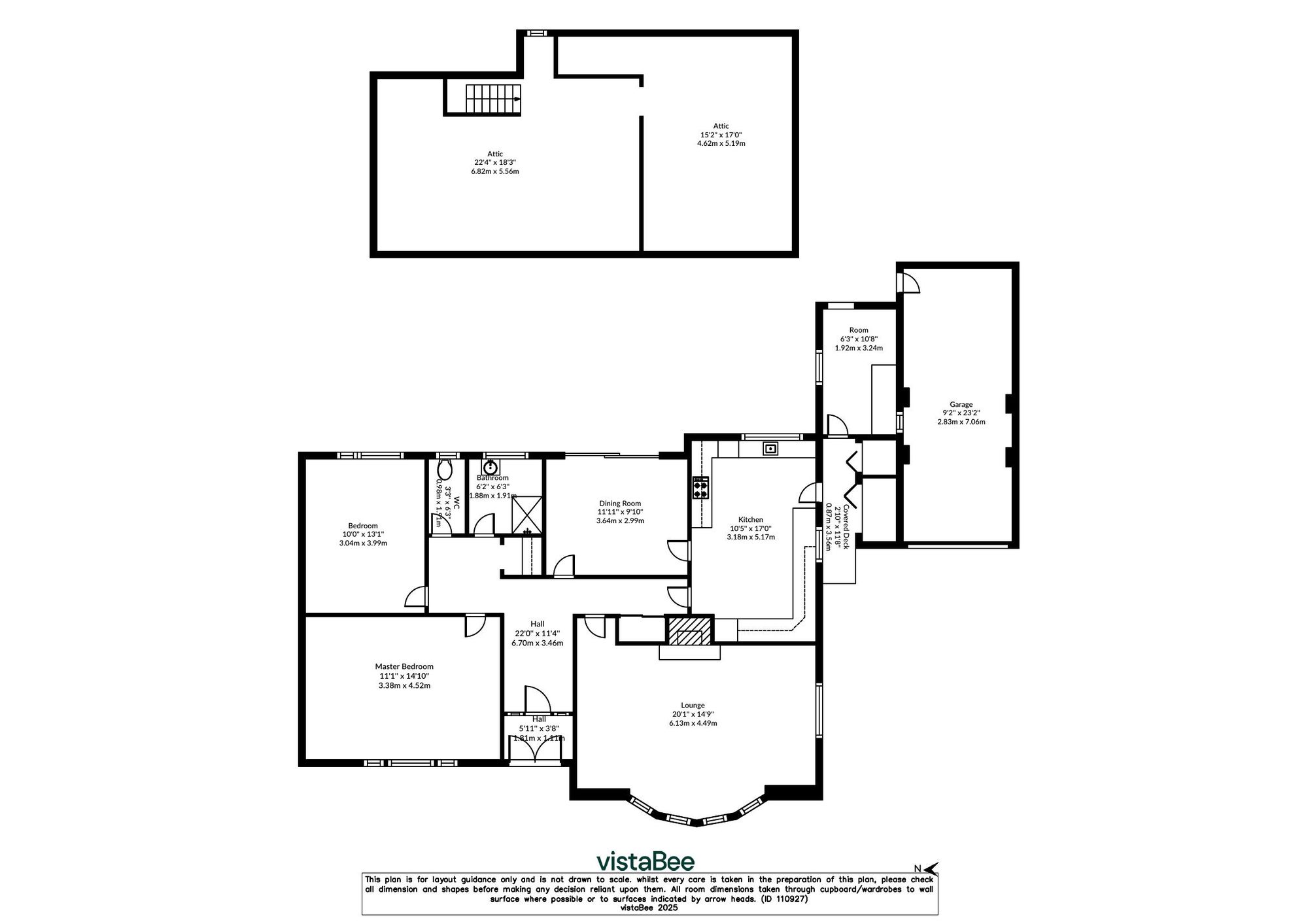 2 bed bungalow for sale in Castle Road, Stirling - Property floorplan