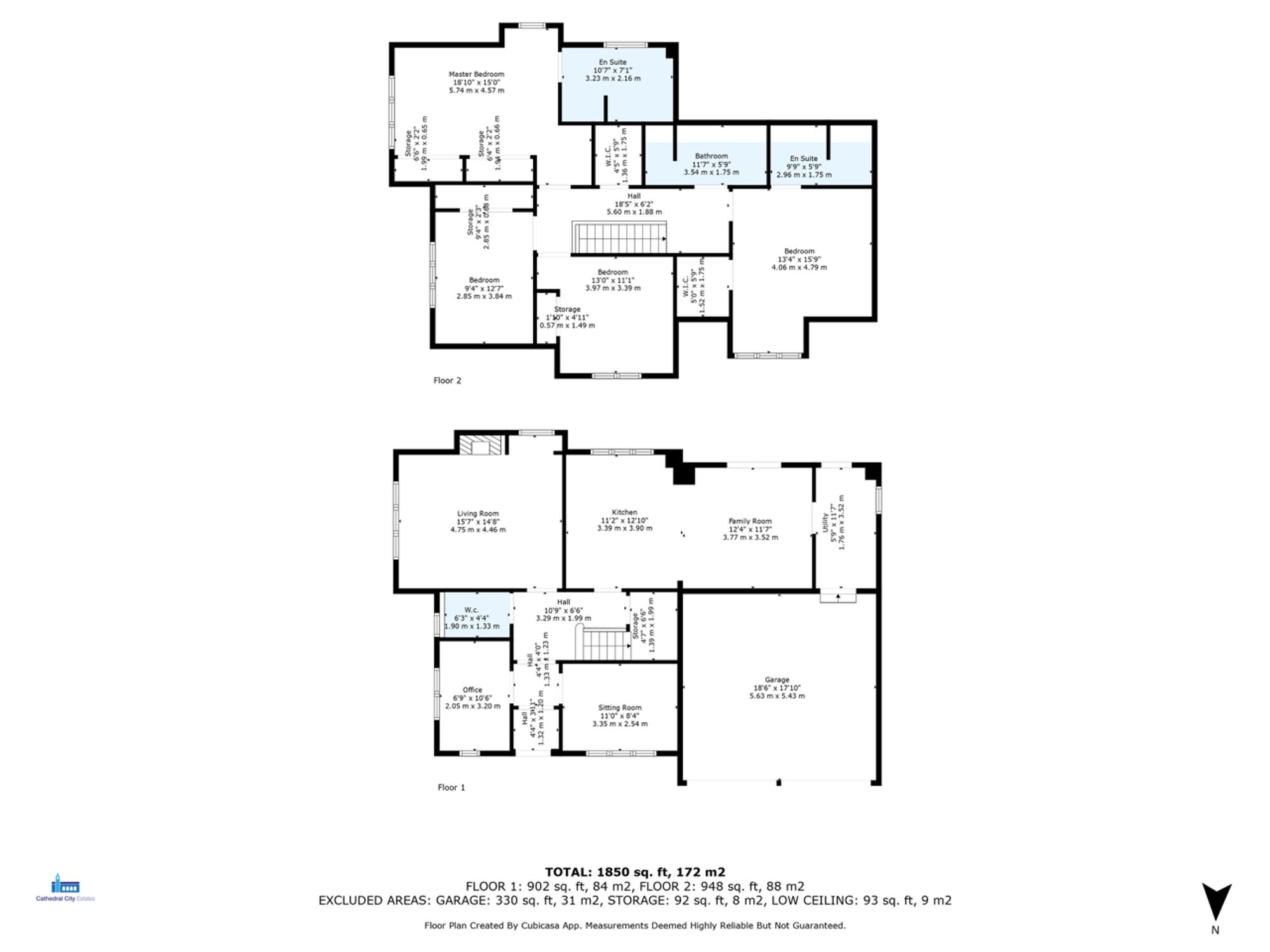 4 bed detached house for sale in Barclay Place, Dunblane - Property floorplan