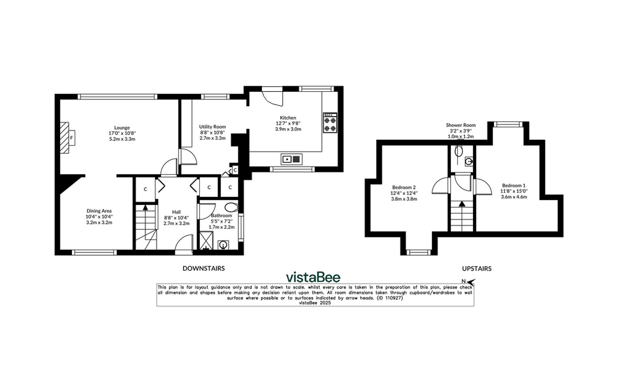 2 bed villa for sale in Keip Road, Callander - Property floorplan