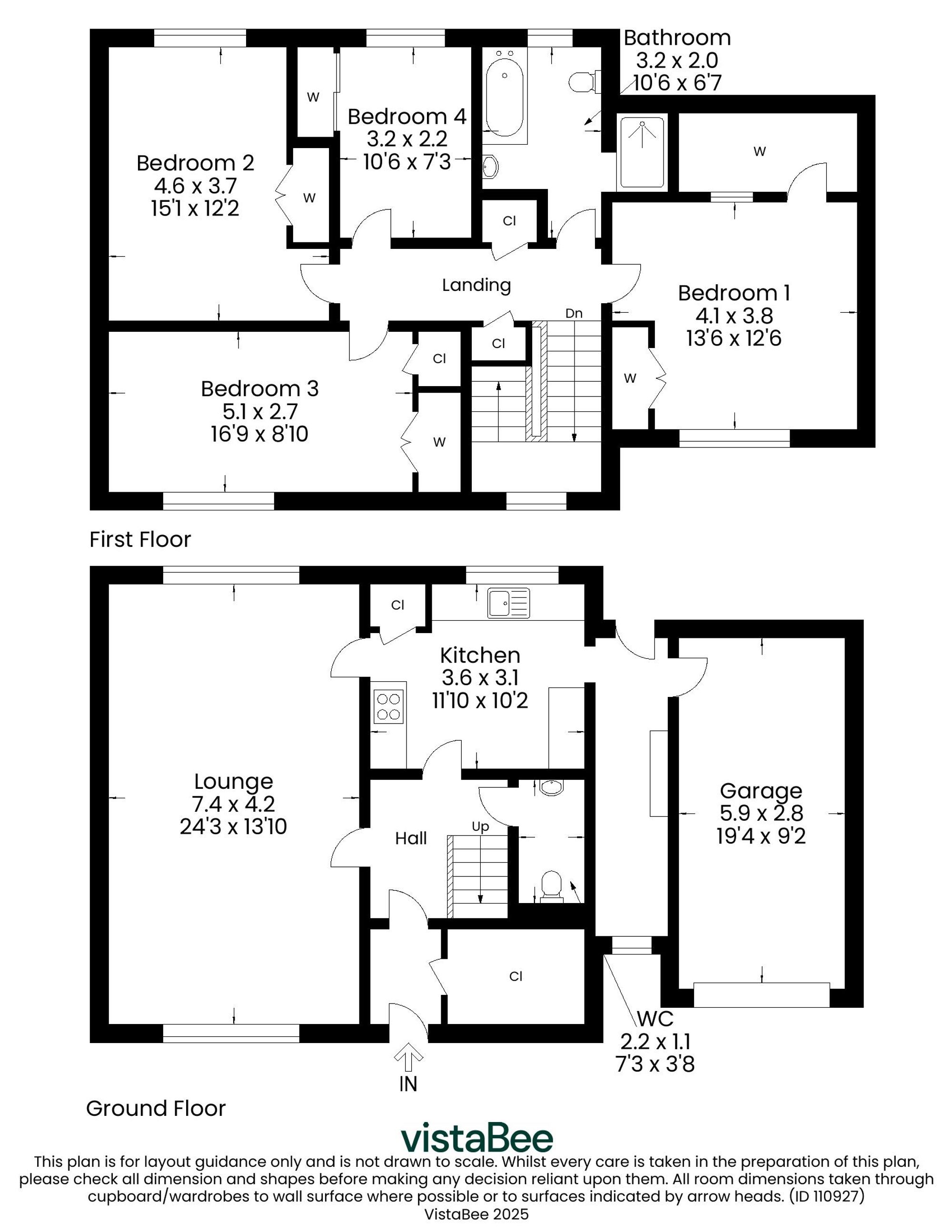 4 bed detached house for sale in Deanston View, Doune - Property floorplan