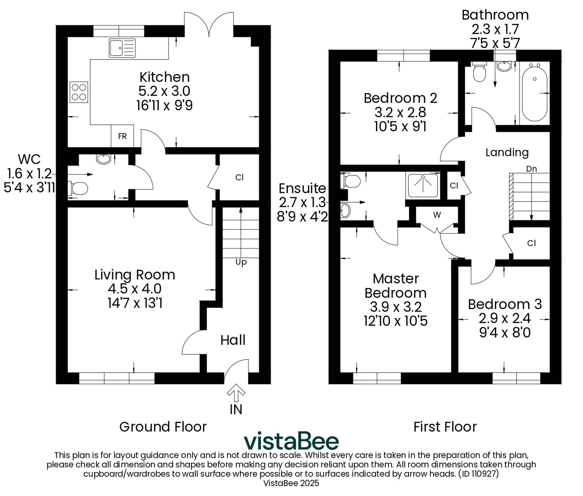 3 bed house for sale in Young Road, Dunblane - Property floorplan