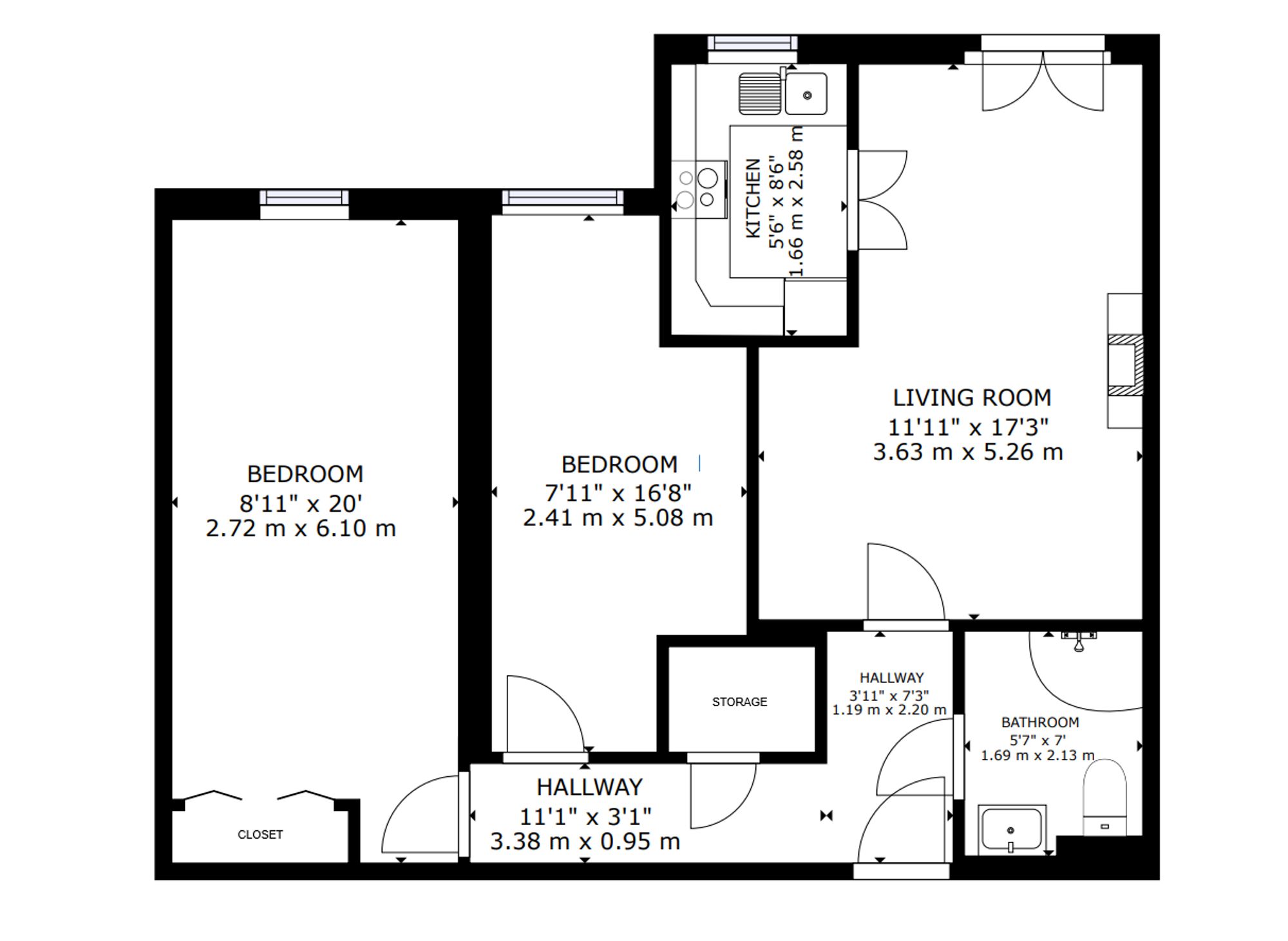 2 bed retirement property for sale in Stirling Road, Dunblane, FK15 - Property floorplan