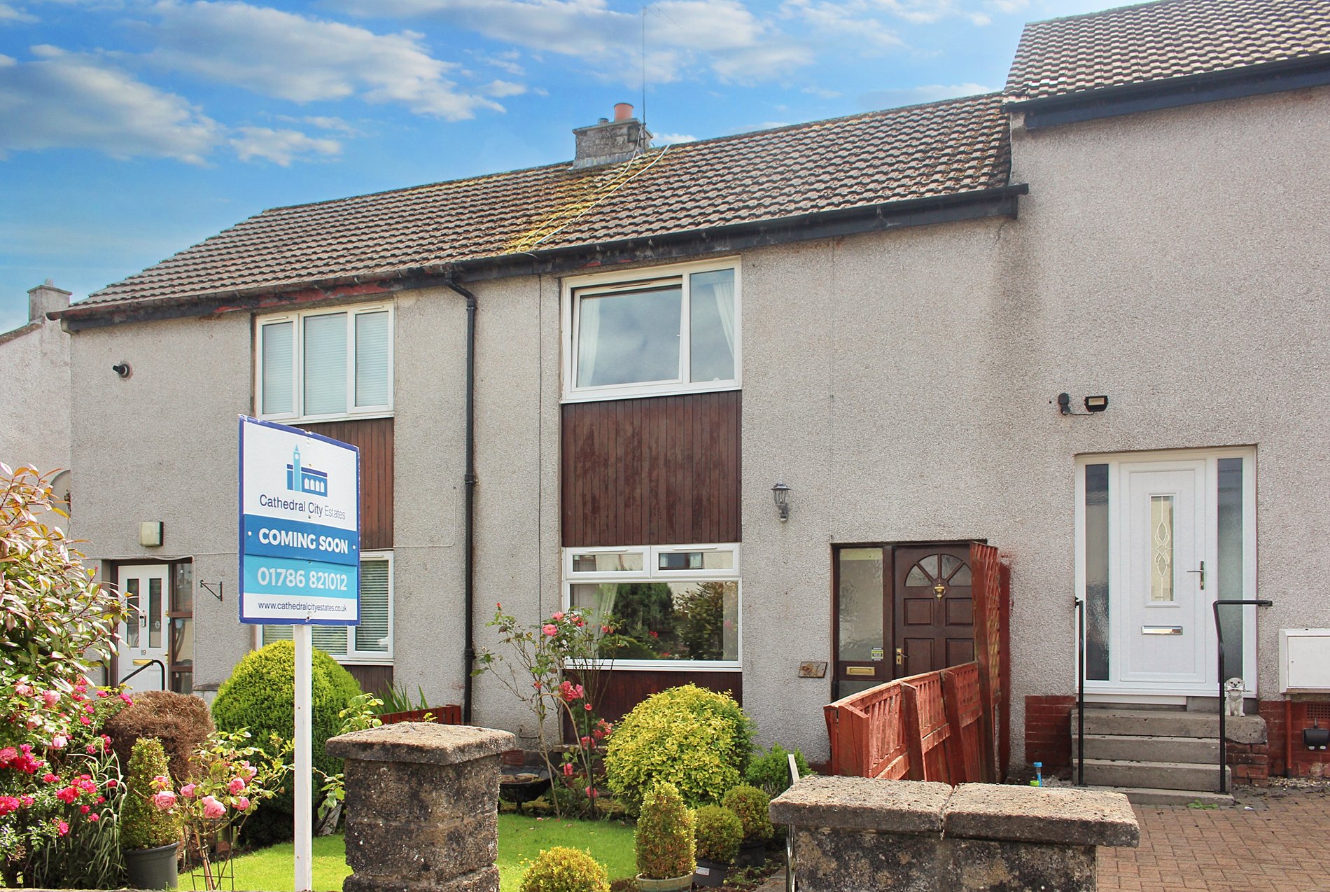 2 bed terraced house for sale in Ardoch Crescent, Dunblane  - Property Image 1