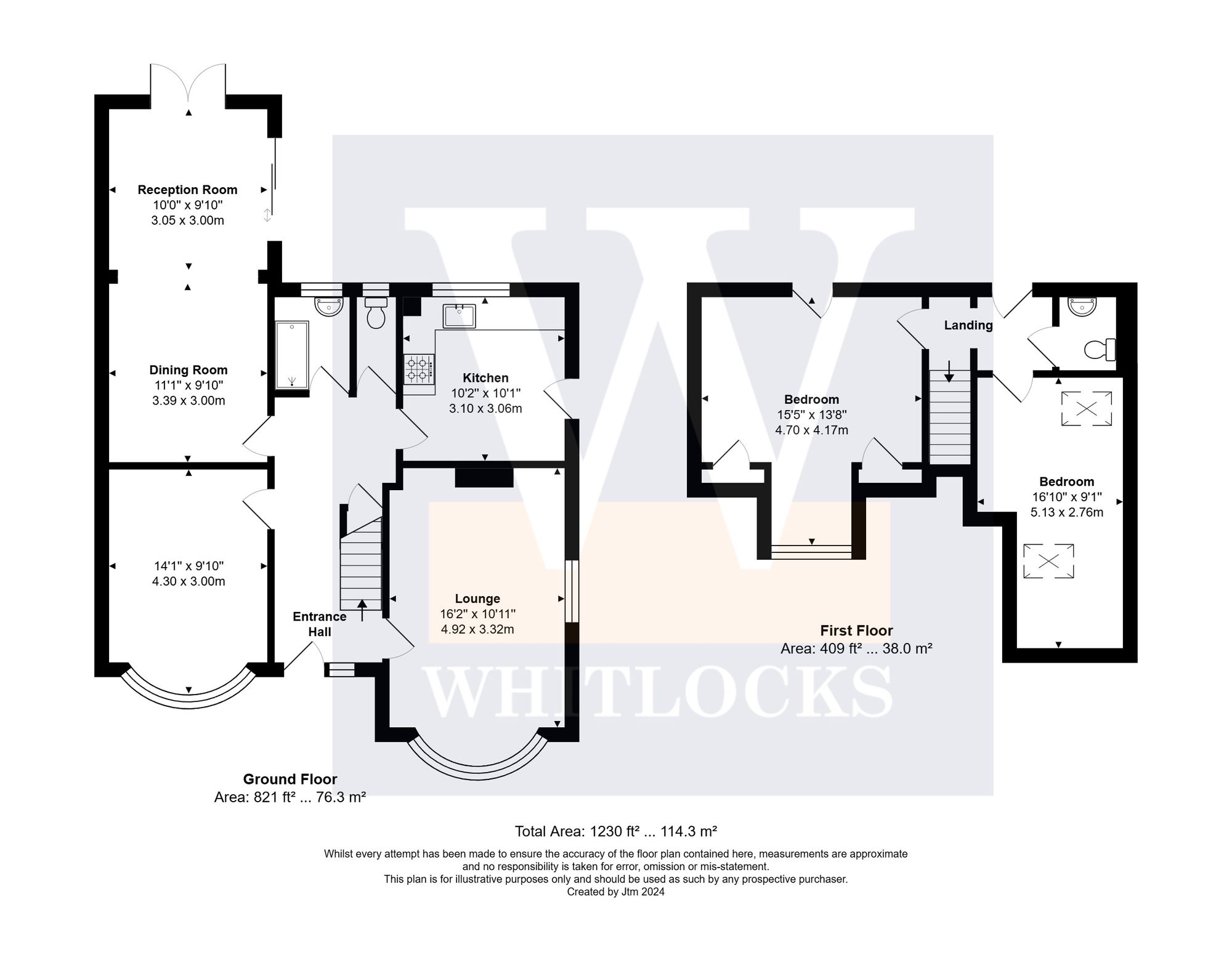 3 bed for sale in Grafton Avenue, Bognor Regis - Property floorplan