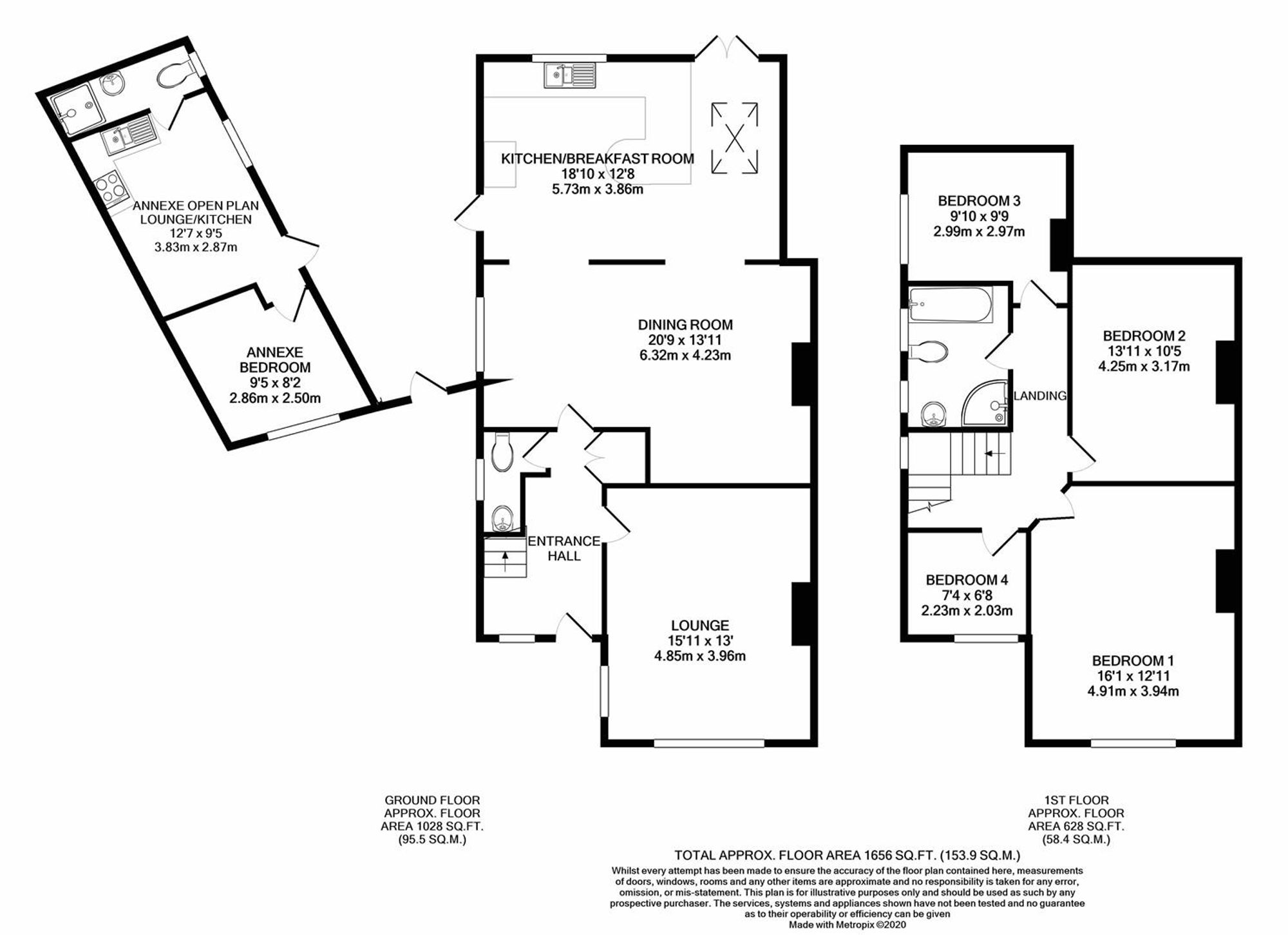 5 bed house for sale in Havelock Road, Bognor Regis - Property floorplan