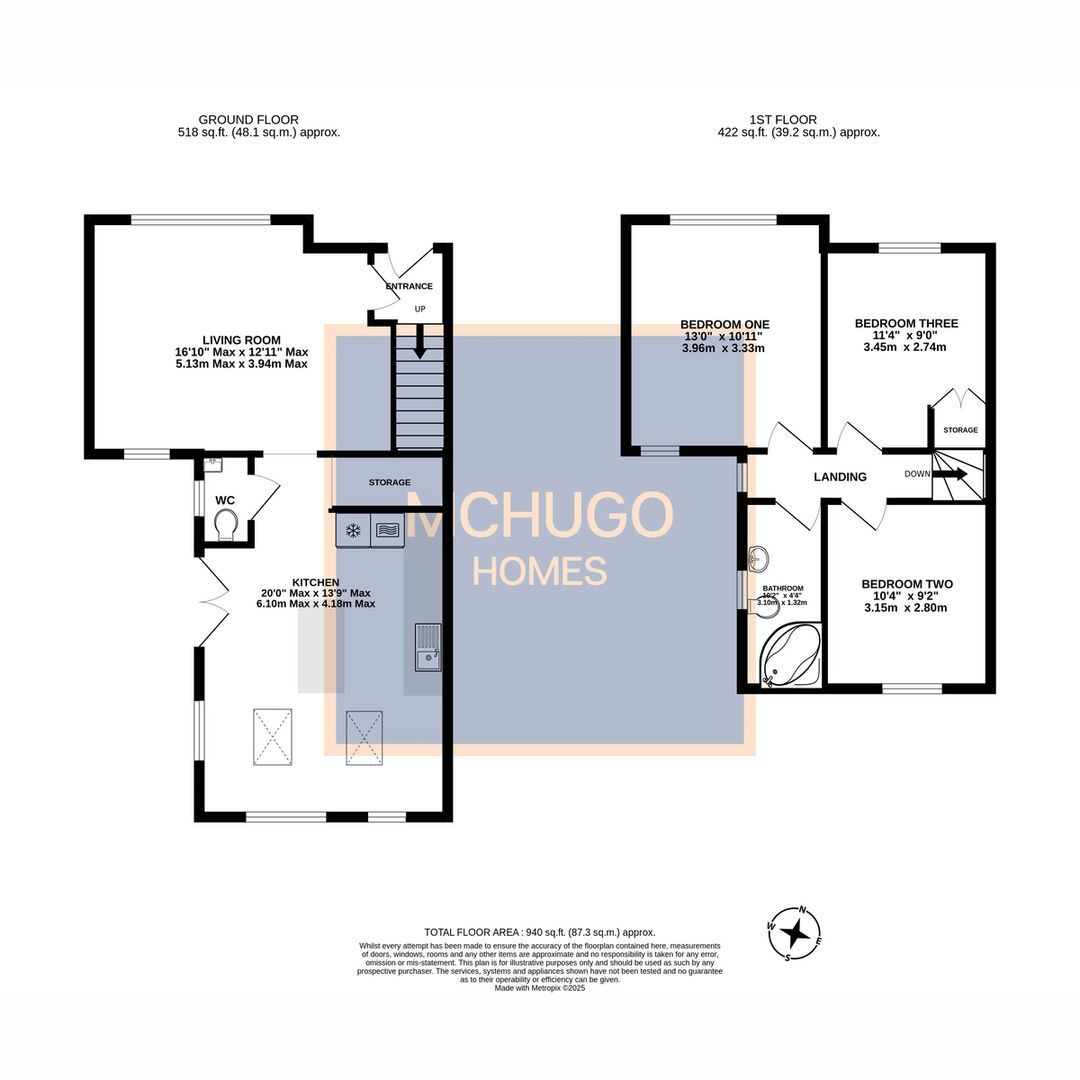 3 bed semi-detached house for sale in Moor Pool Avenue, Harborne, B17 - Property floorplan